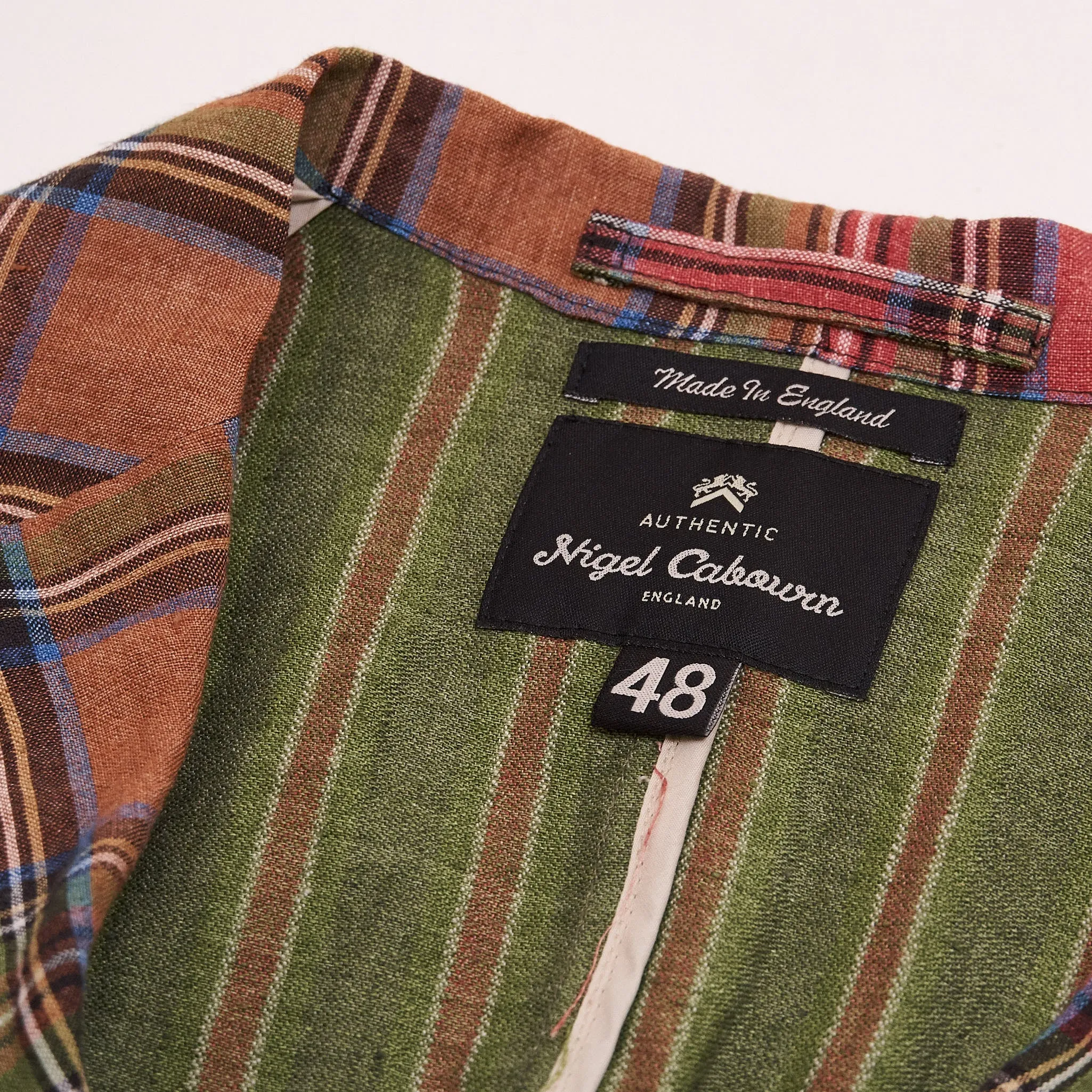 Nigel Cabourn Light Colorful Check Jacket sold by DeeCee style product image thumbnail 5