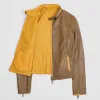 Gimo's Ladies Reversible Lightweight Leather Jacket sold by DeeCee style