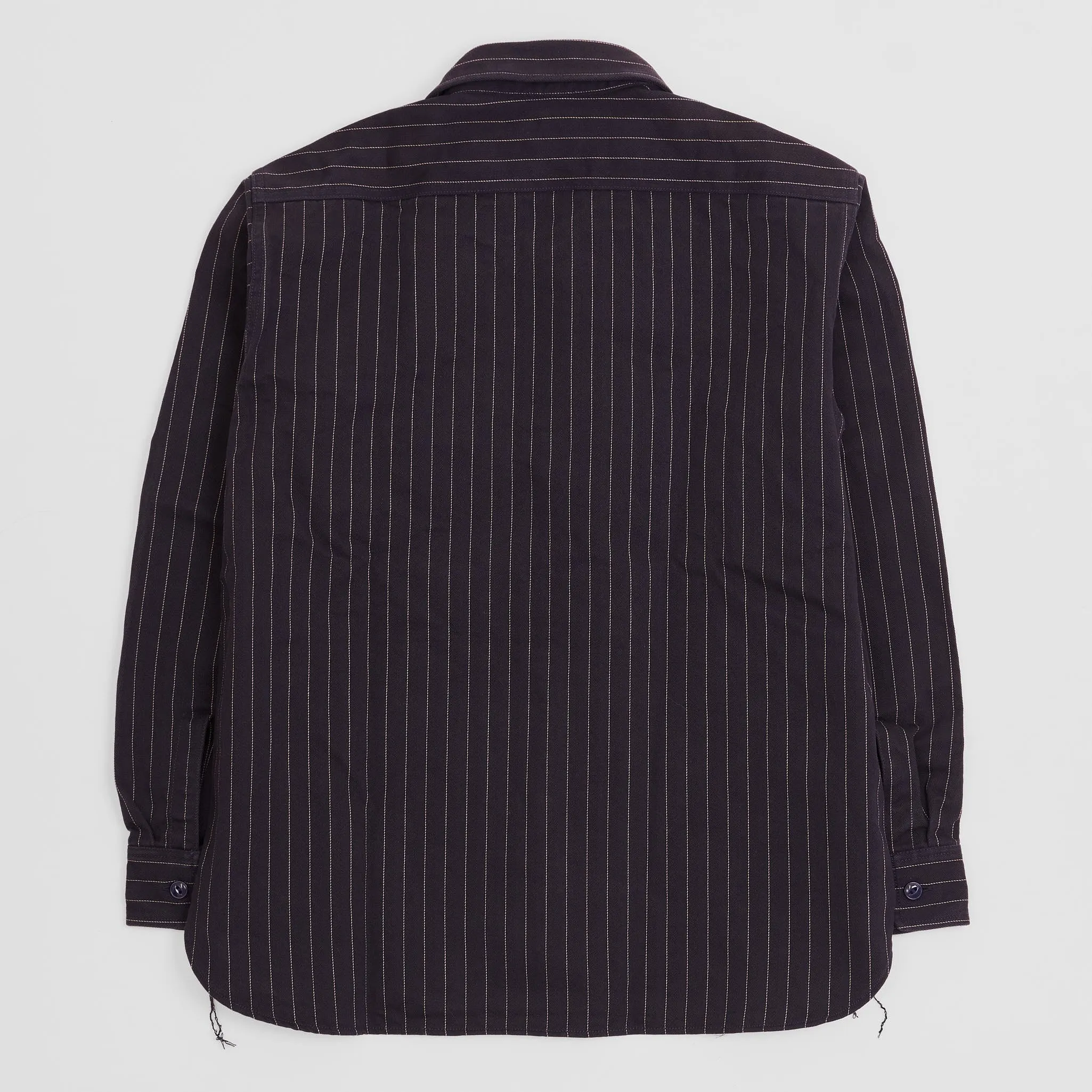 Sugar Cane CO. Woven Pinstripe Work Shirt sold by DeeCee style product image thumbnail 4