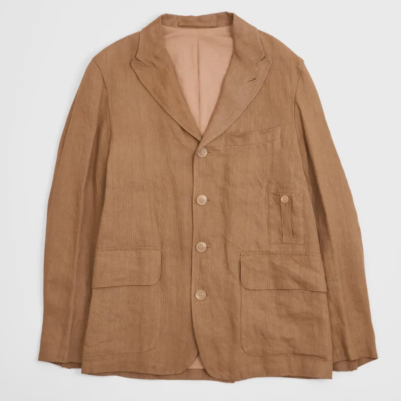 Nigel Cabourn Basketweave Linen Blazer sold by DeeCee style