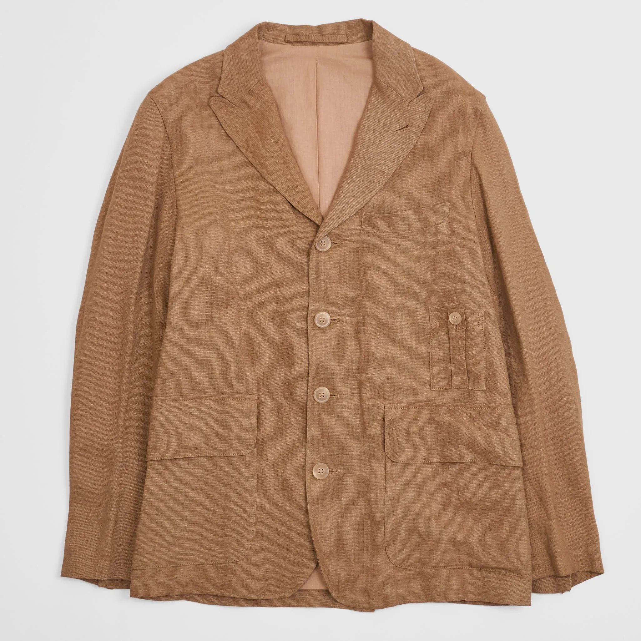 Nigel Cabourn Basketweave Linen Blazer sold by DeeCee style