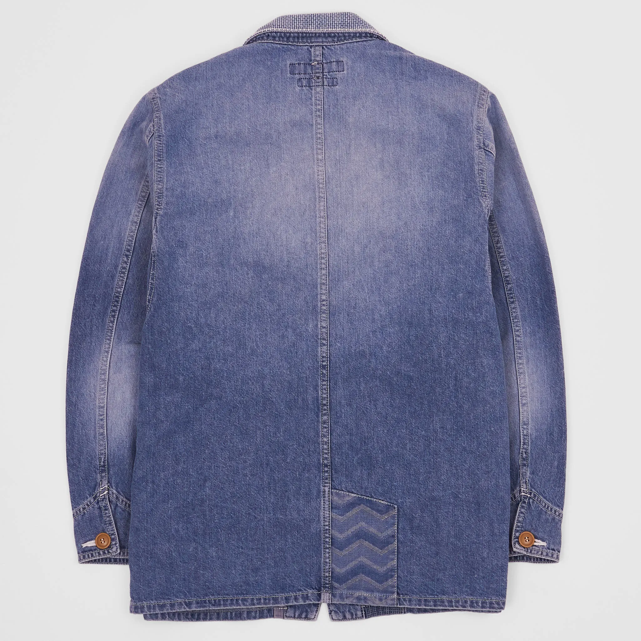 FDMTL Sashiko Patchwork Workjacket sold by DeeCee style product image thumbnail 3