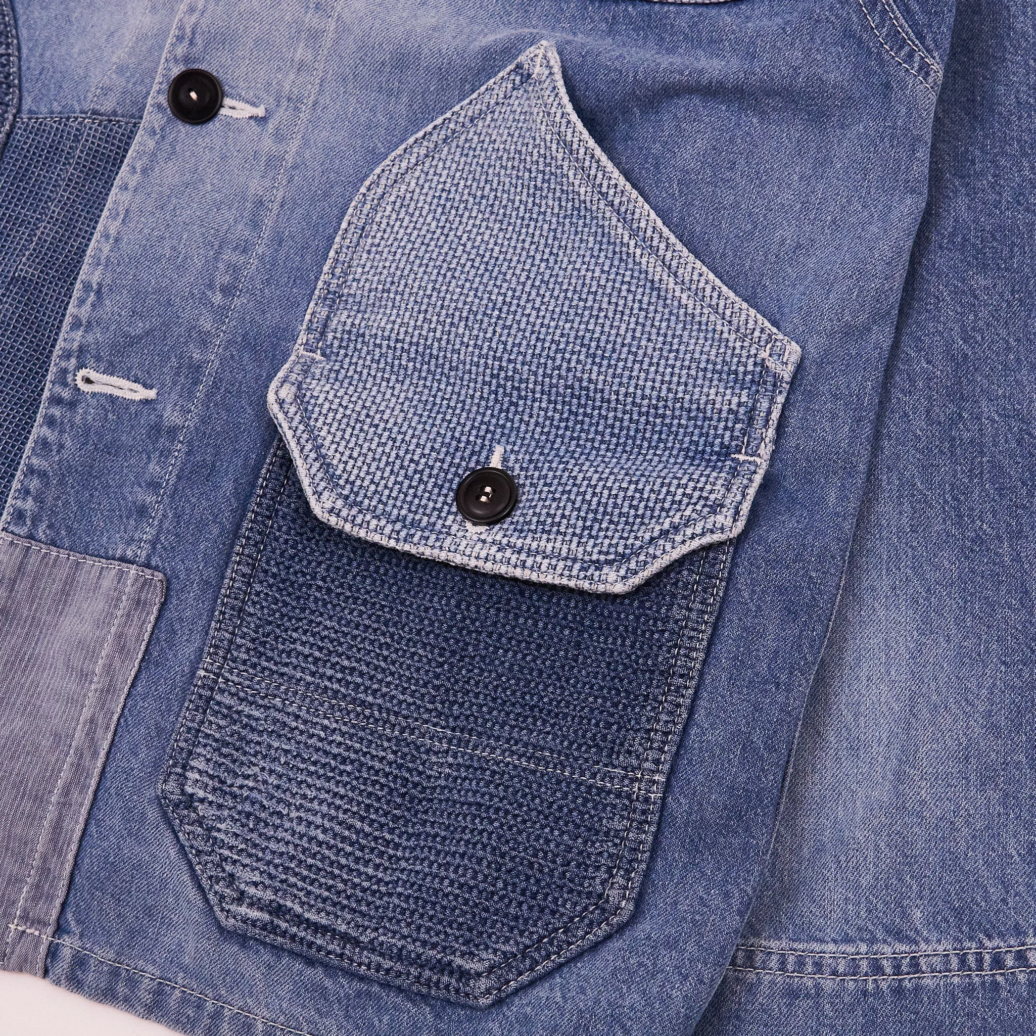 FDMTL Sashiko Patchwork Workjacket sold by DeeCee style product image thumbnail 5