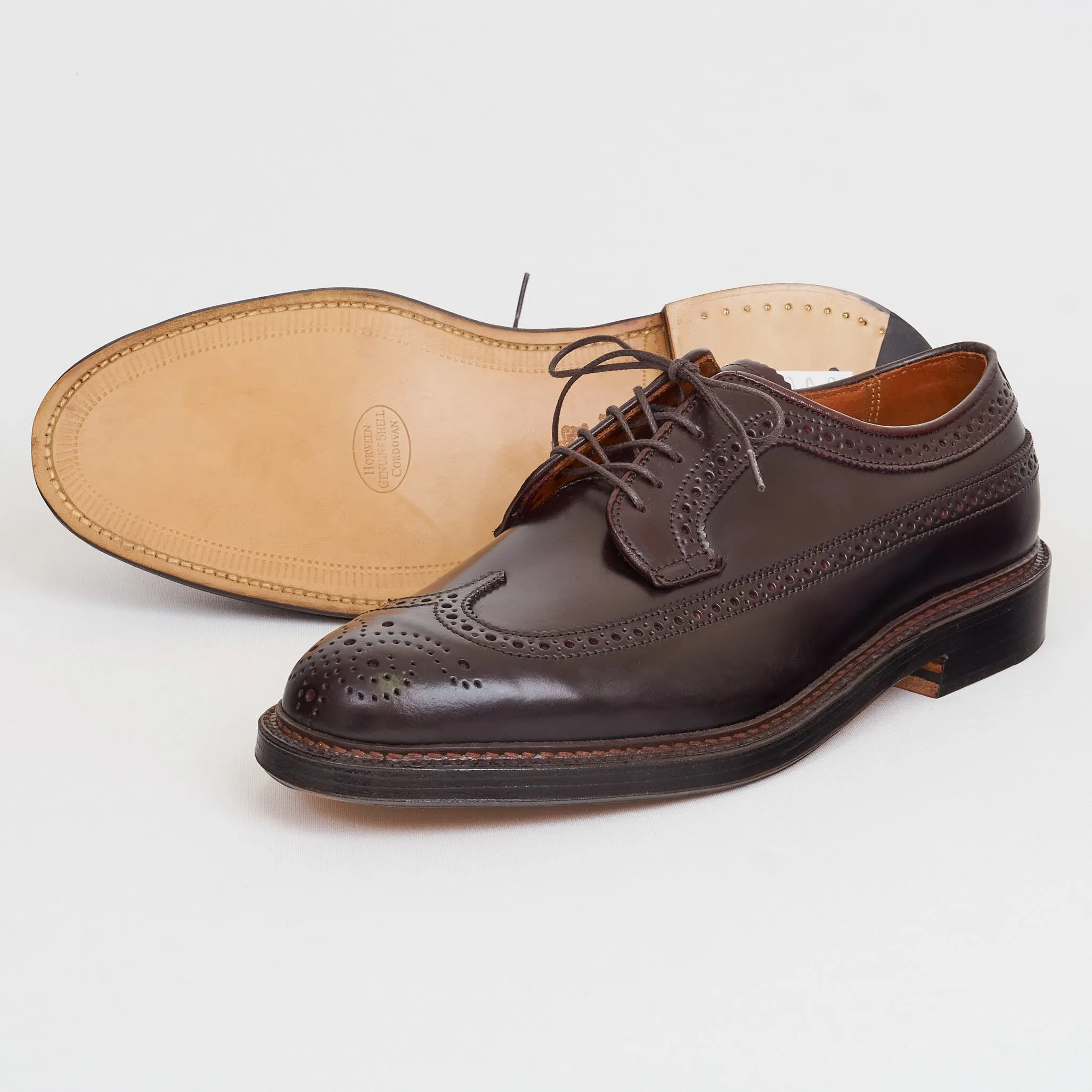Alden Long Wingtip Blucher Shell Cordovan 975 sold by DeeCee style product image thumbnail 2