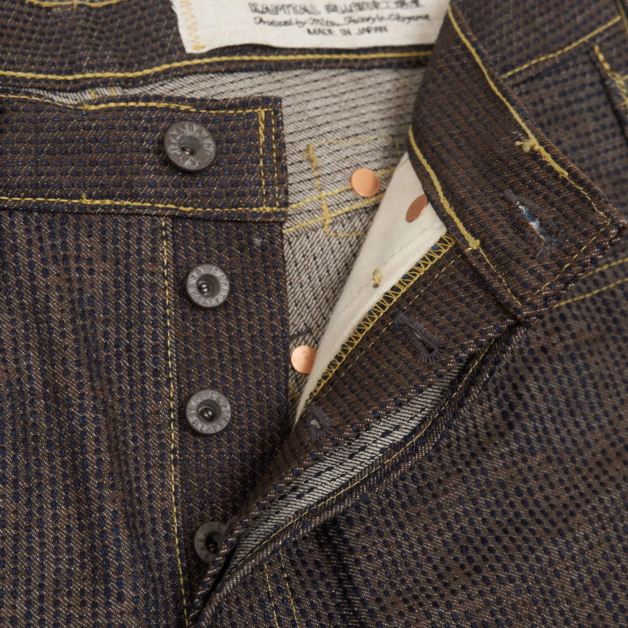 Kapital Century Denim Five Pocket with Cinch Back No. 5+S sold by DeeCee style product image thumbnail 5