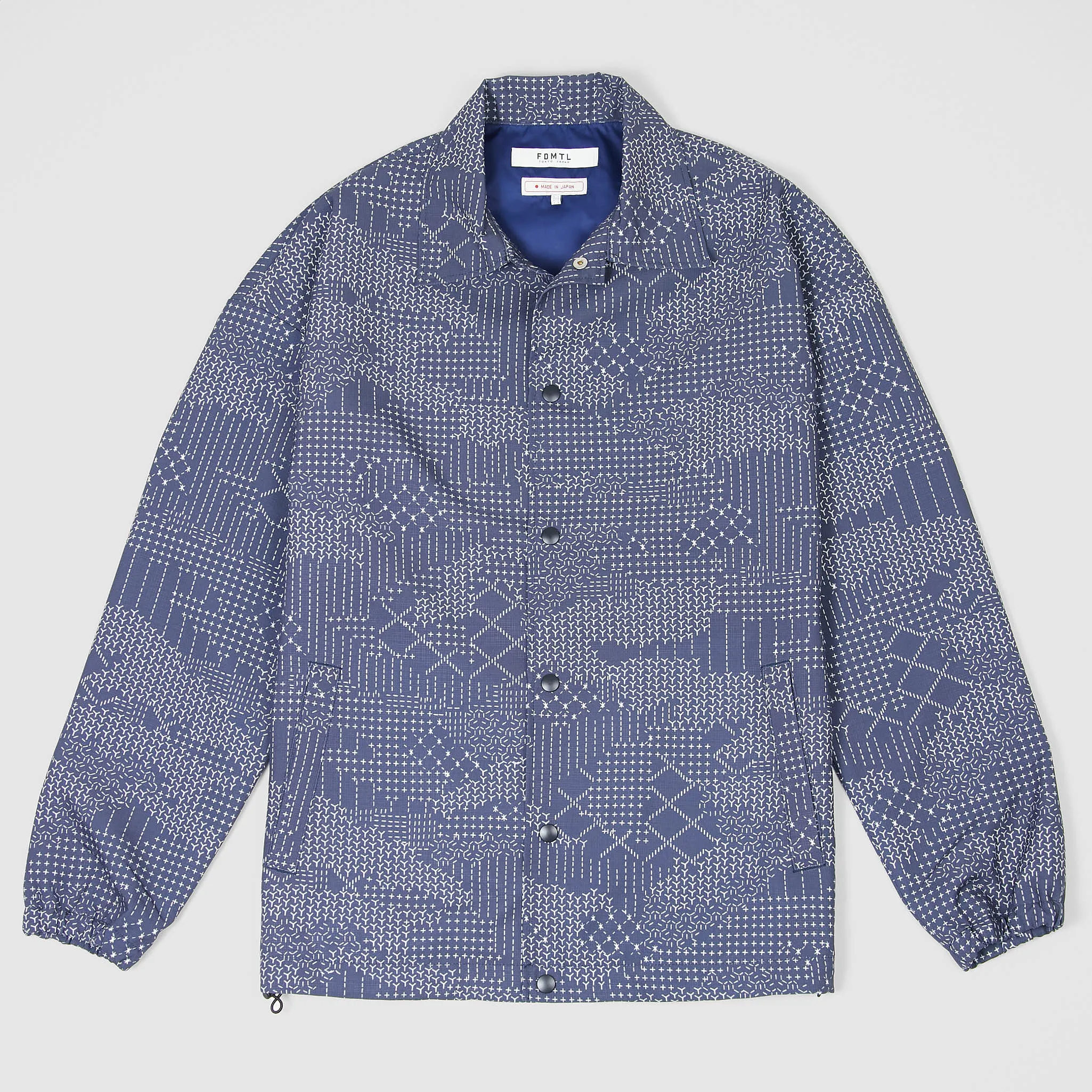 FDMTL Coach Jacket Sashiko Camo sold by DeeCee style