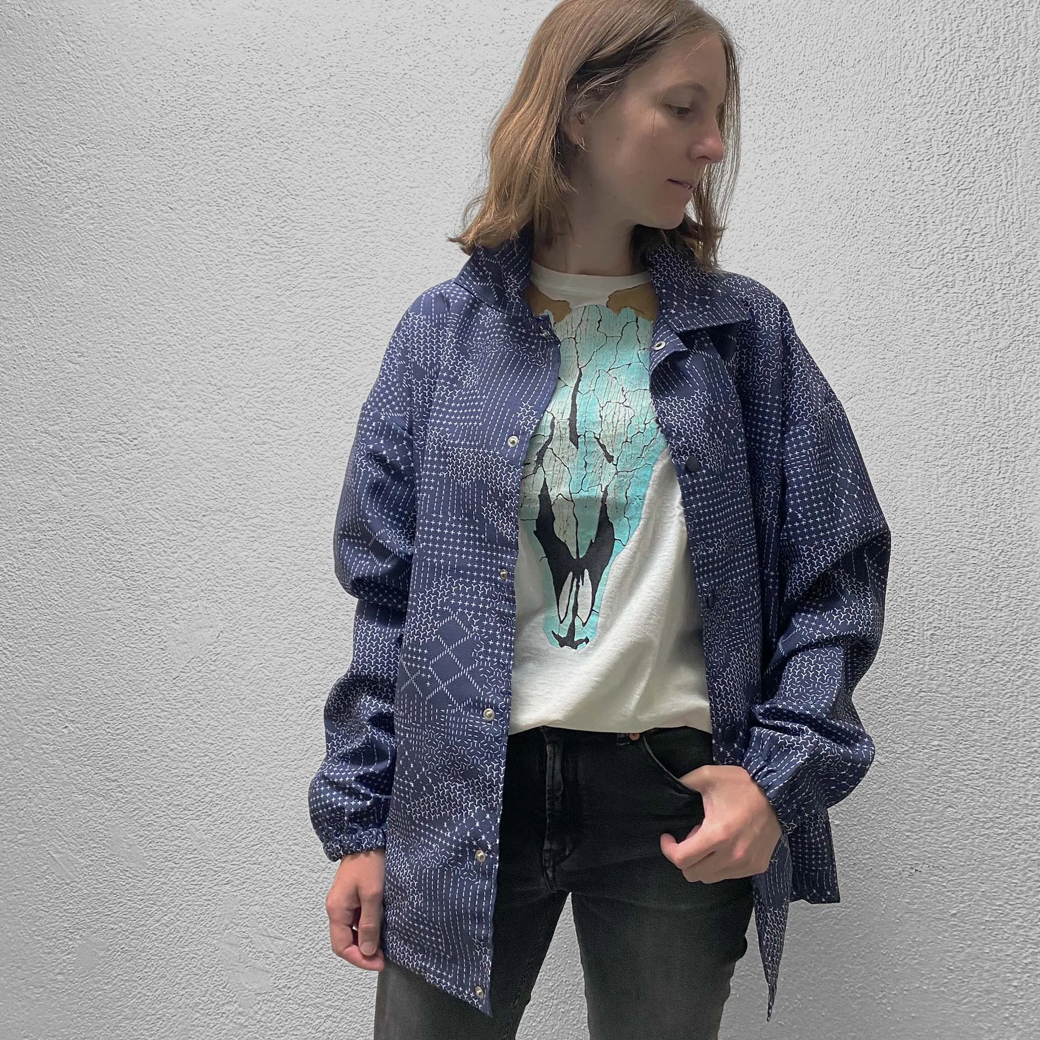 FDMTL Coach Jacket Sashiko Camo sold by DeeCee style product image thumbnail 2