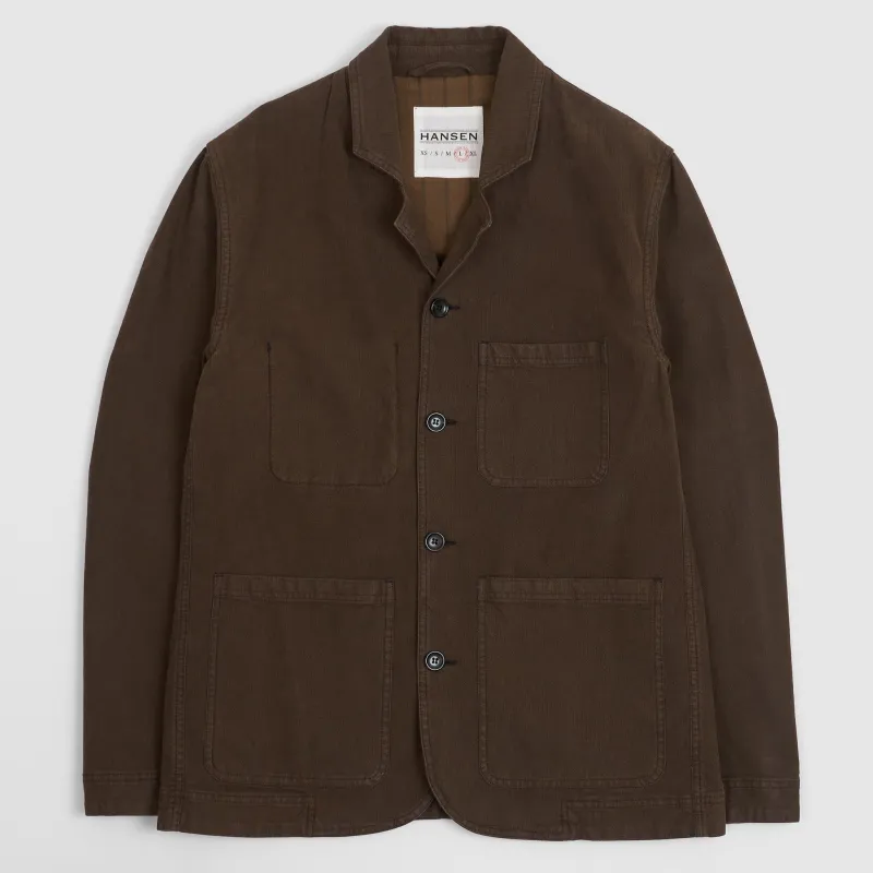 Hansen Work Type Formal Herringbone Jacket sold by DeeCee style
