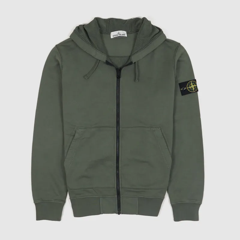Stone Island Full Zip Hooded Sweatshirt sold by DeeCee style
