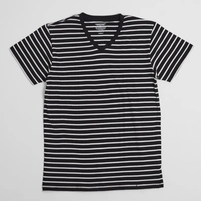 Neighborhood T-Shirt Strip V-Neck [Archive] sold by DeeCee style