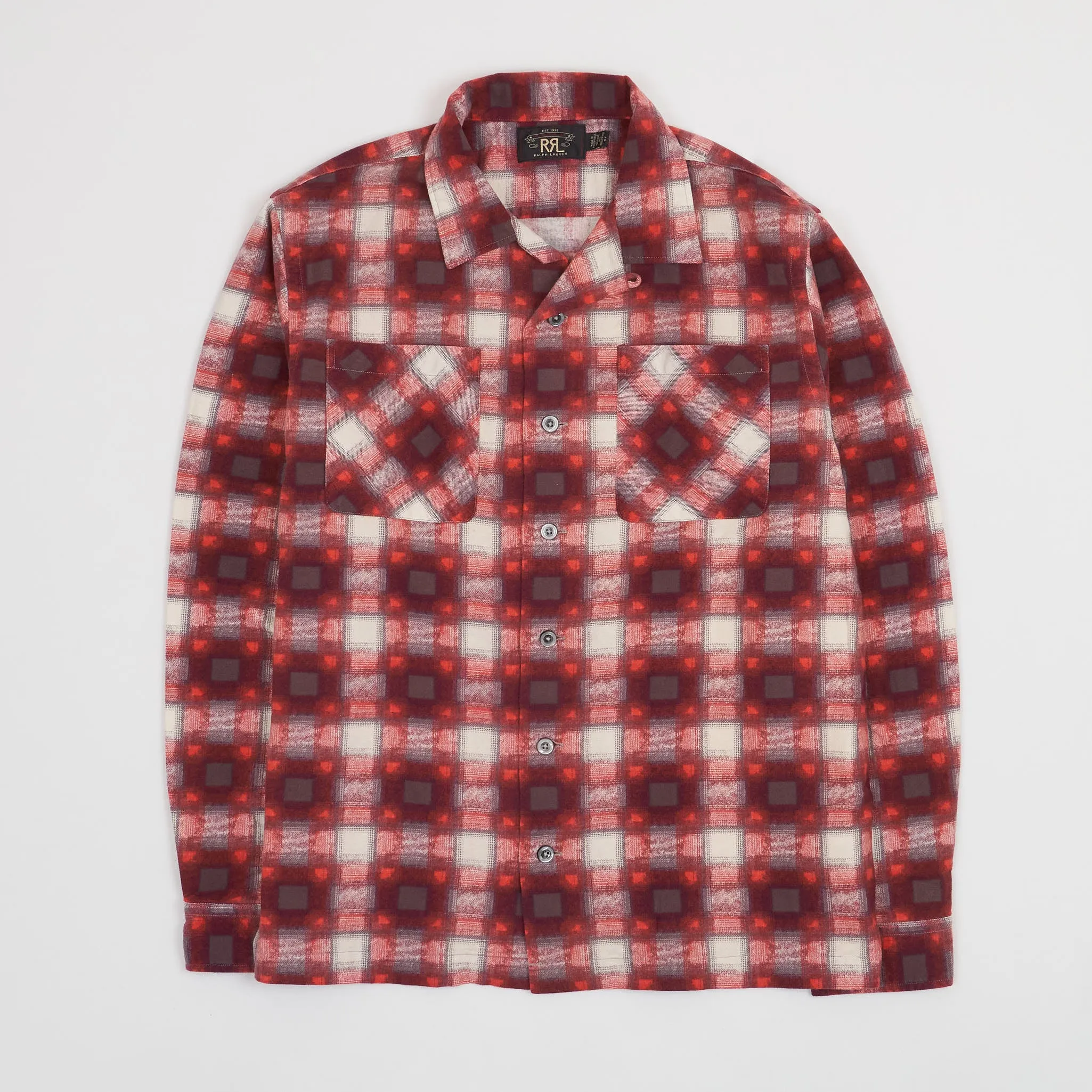 Double RL Plaid Check Overshirt sold by DeeCee style