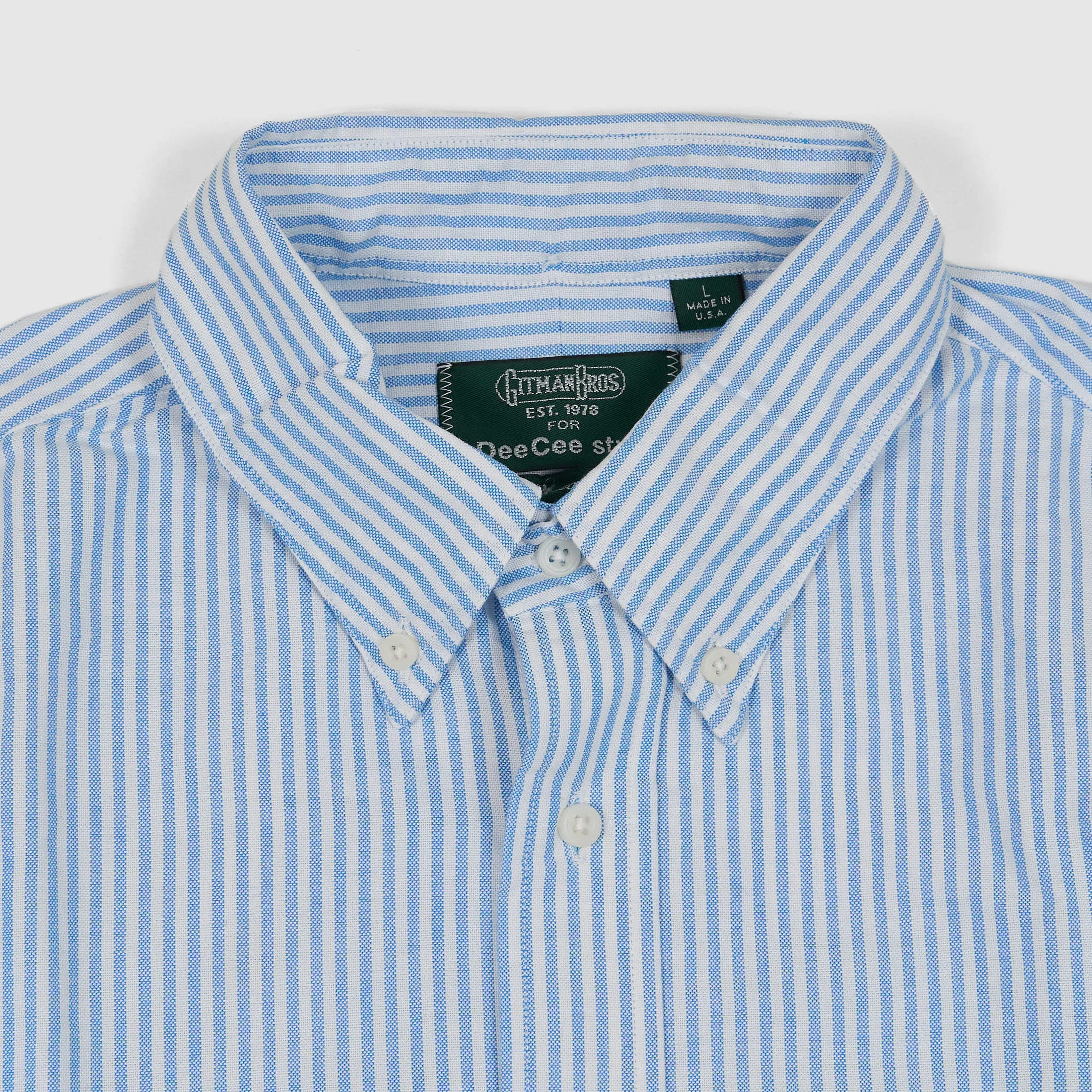 Gitman Vintage Oxford Button Down Shirt Classic Stripes sold by DeeCee style product image thumbnail 2