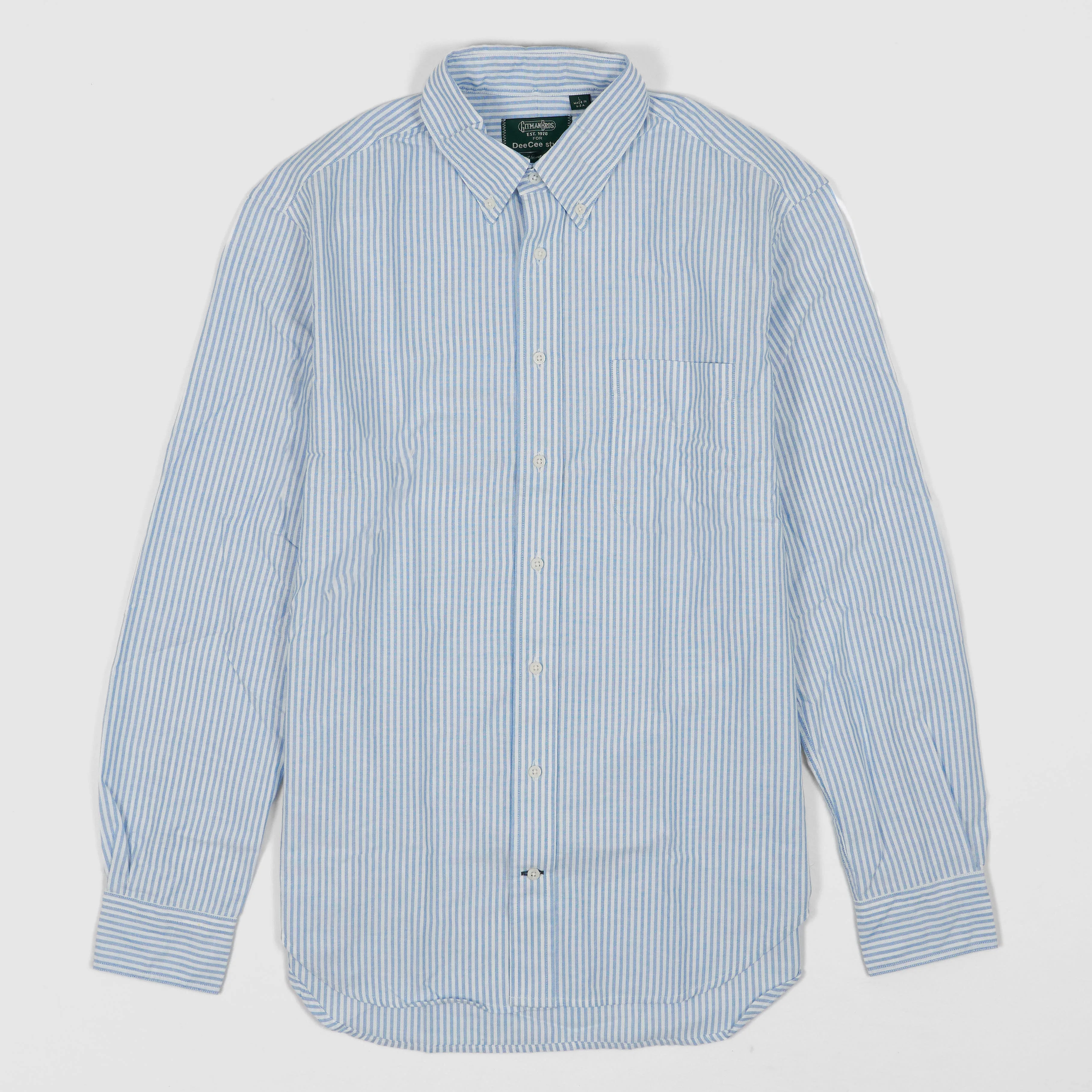 Gitman Vintage Oxford Button Down Shirt Classic Stripes sold by DeeCee style