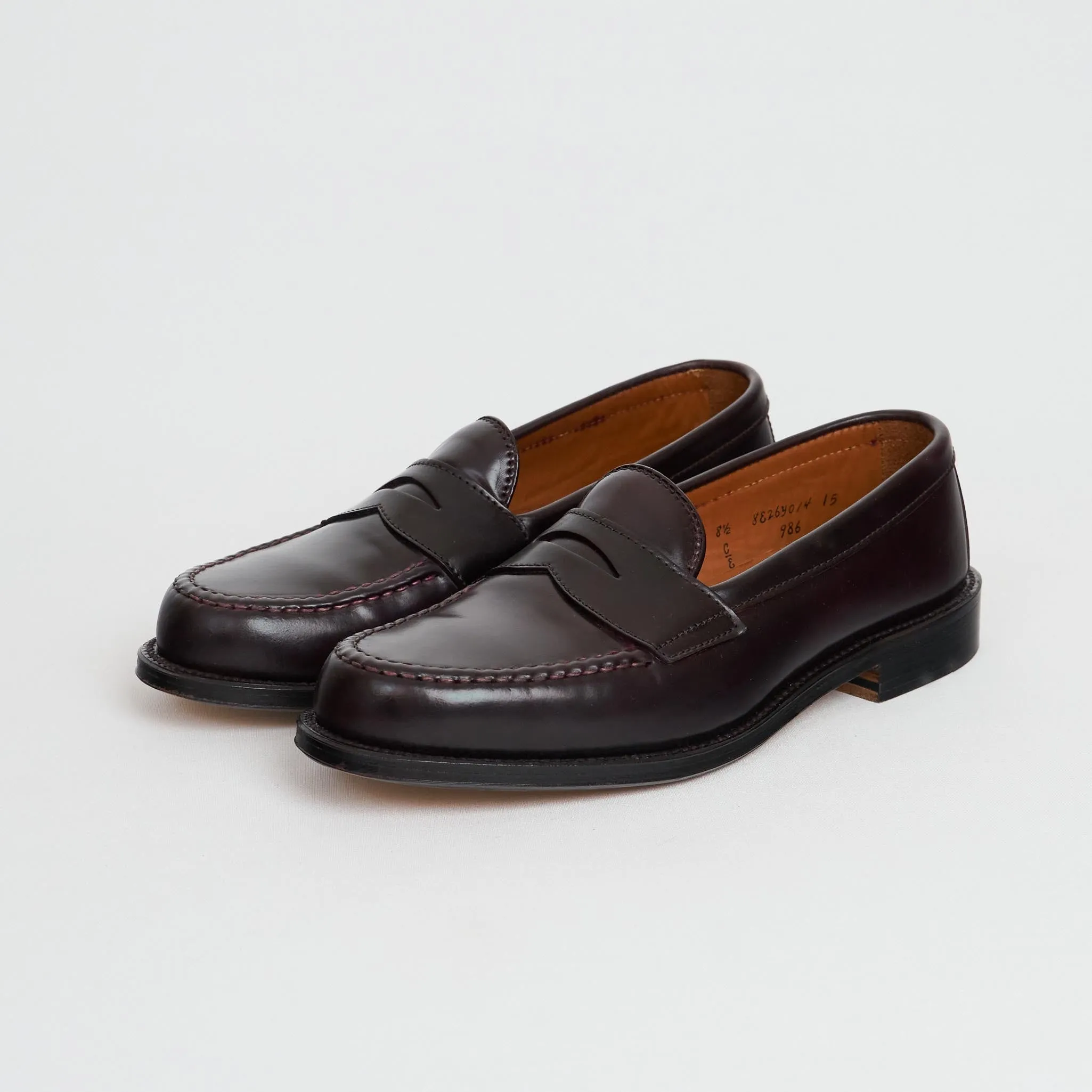 Alden Penny Loafer Shell Cordovan 986 sold by DeeCee style