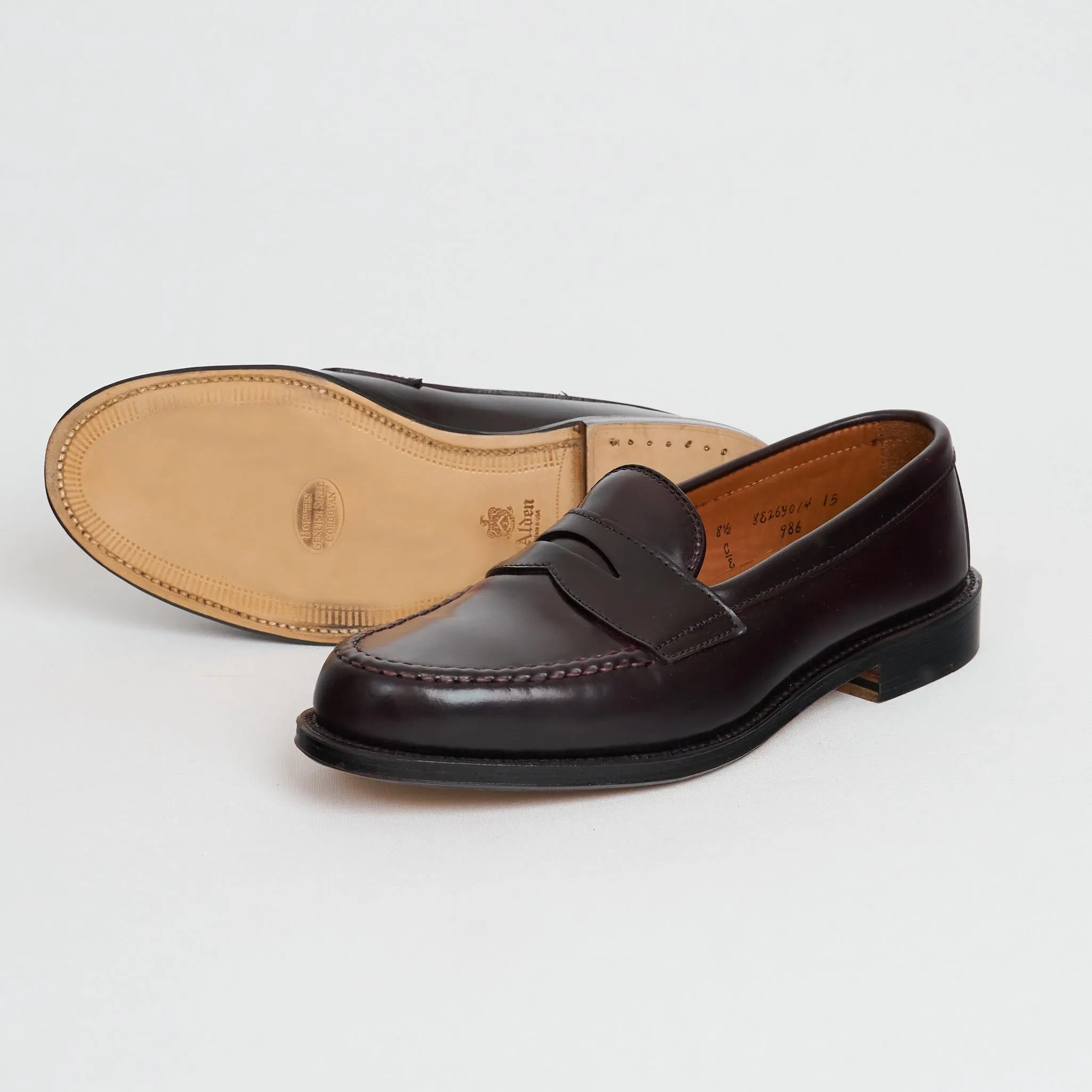 Alden Penny Loafer Shell Cordovan 986 sold by DeeCee style product image thumbnail 2