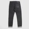 IMjiT x DeeCee style Regular Tapered Selvage Black Denim Jeans sold by DeeCee style