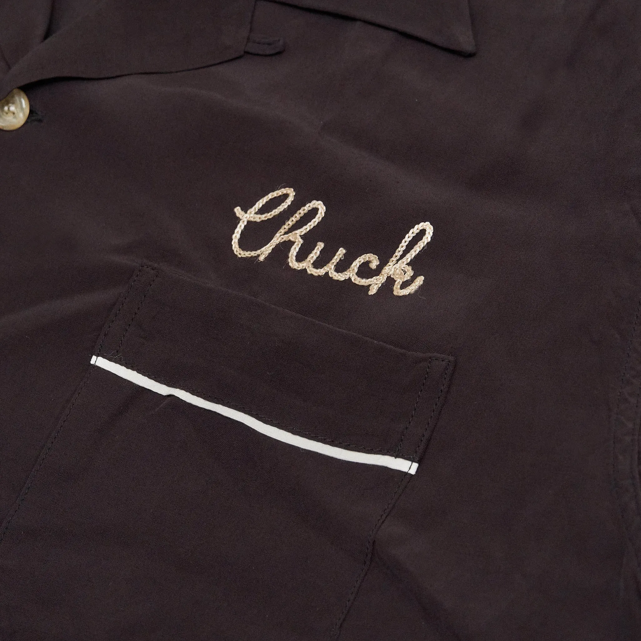 Sugar Cane CO. Embroidered Bowling Shirt sold by DeeCee style product image thumbnail 4