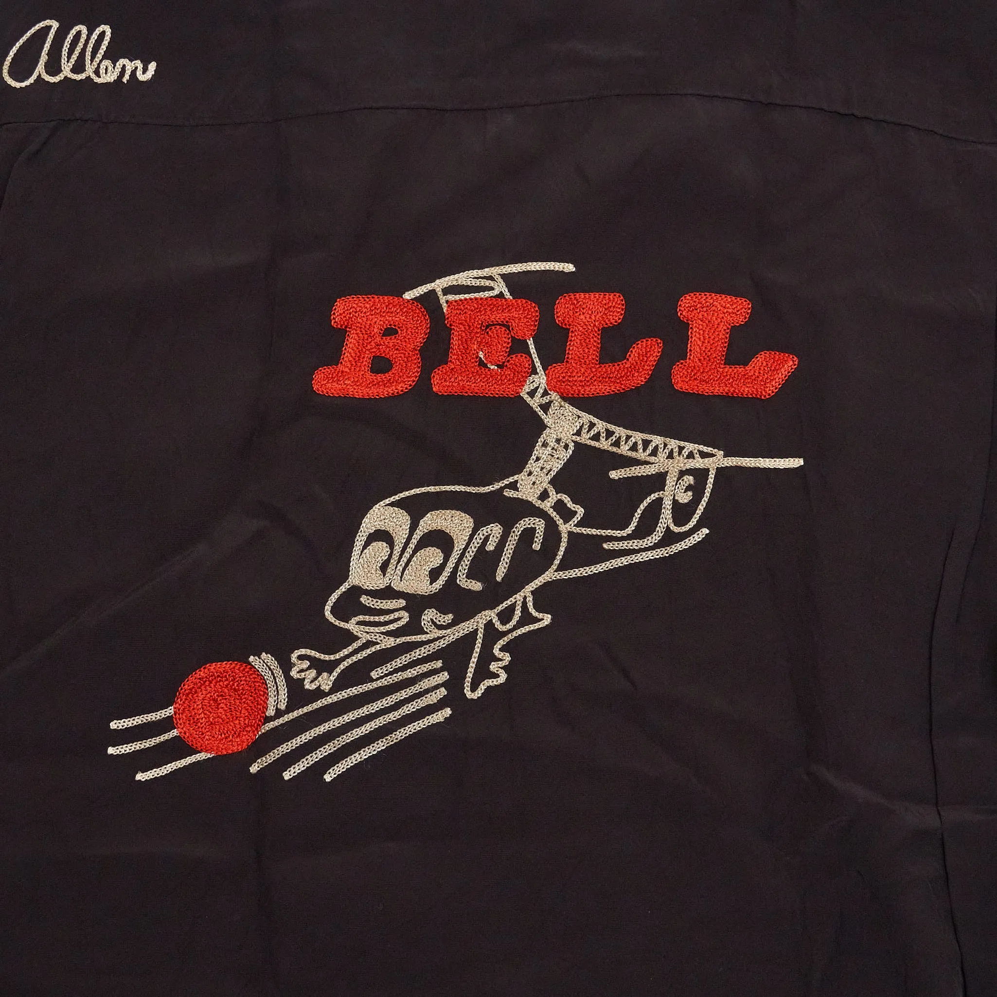 Sugar Cane CO. Embroidered Bowling Shirt sold by DeeCee style product image thumbnail 3