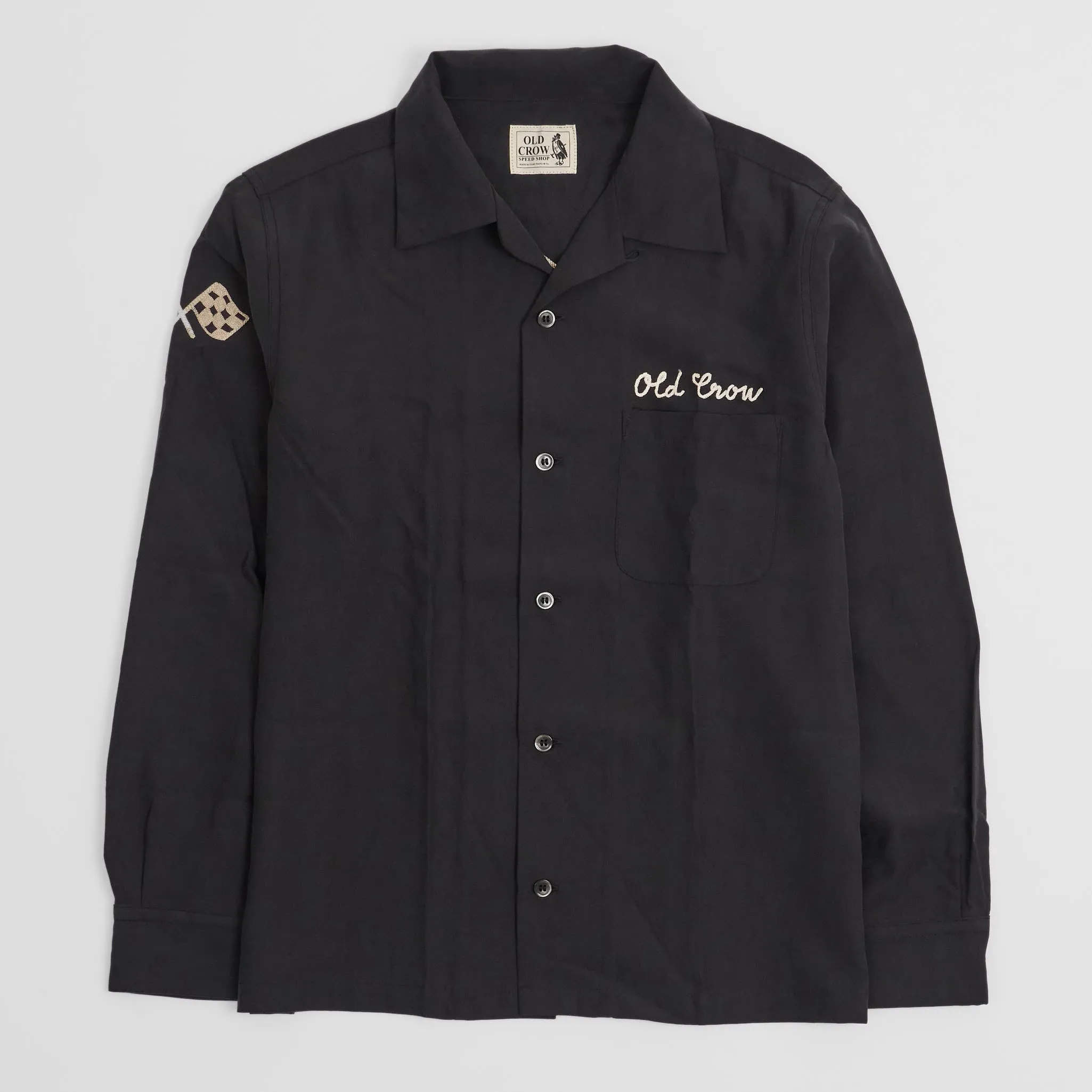 Old Crow Speed Shop by Glad Hand & Co. Hot Rod Garage Shirt sold by DeeCee style product image thumbnail 2