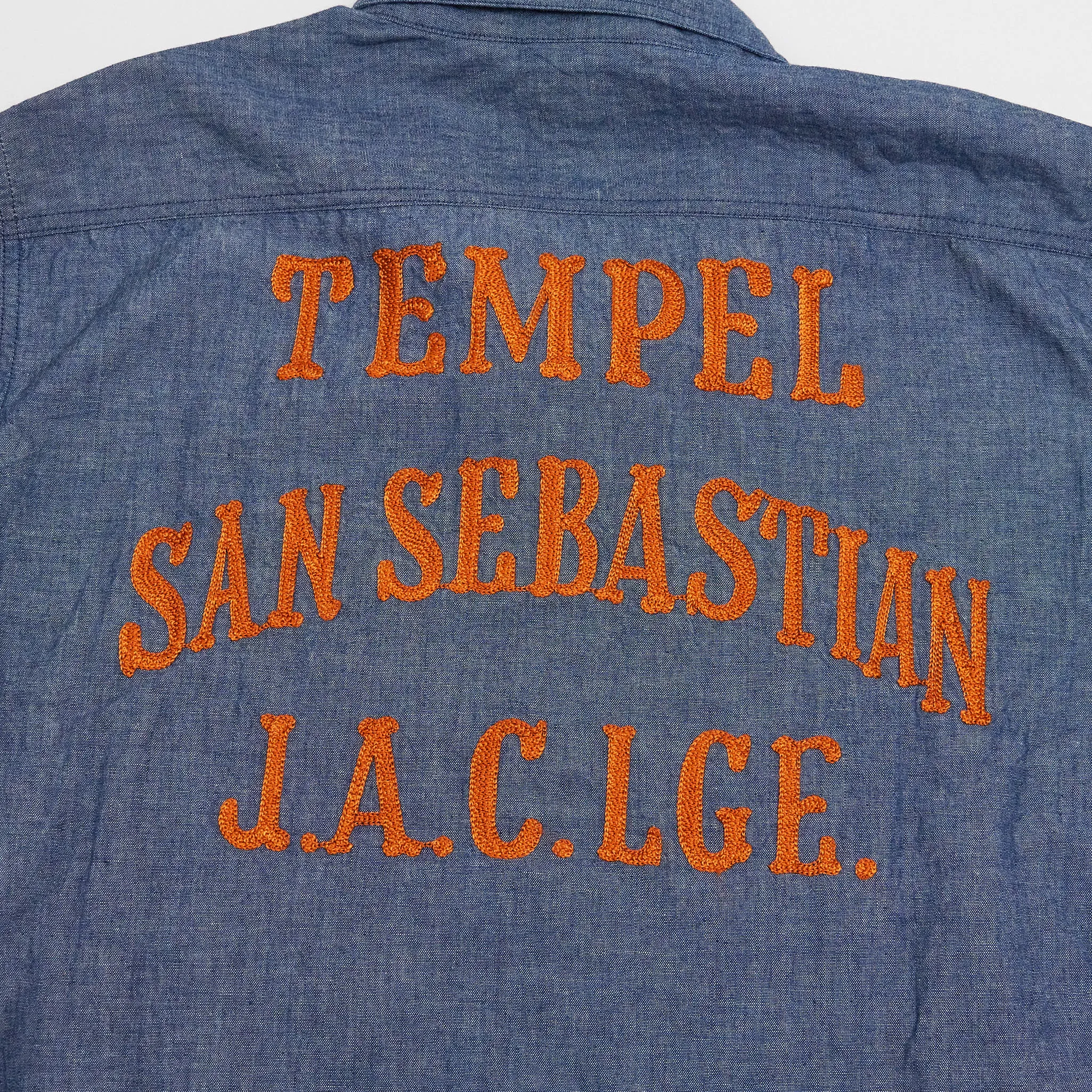 Sugar Cane Chambray Garage Work Shirt sold by DeeCee style product image thumbnail 5