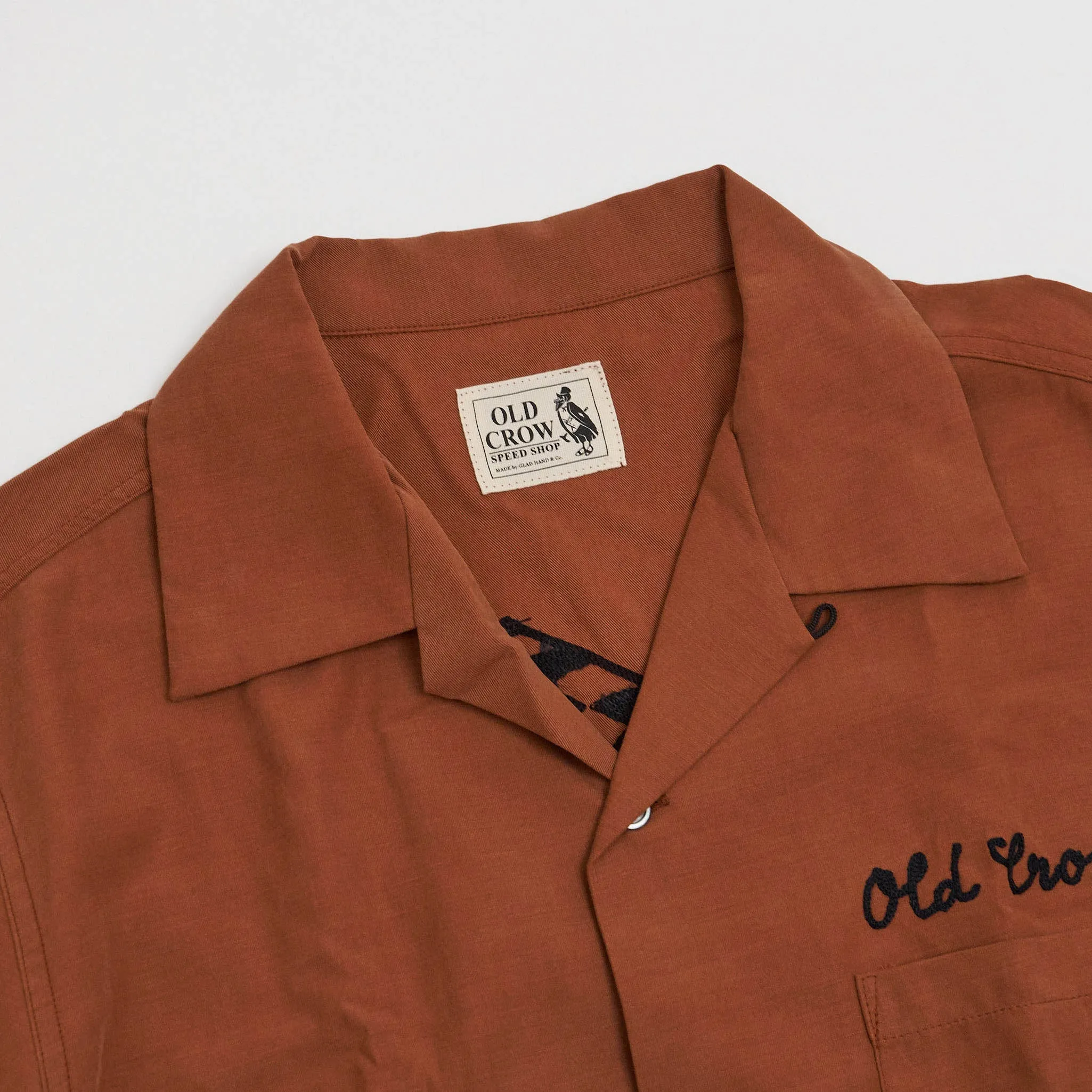 Old Crow Speed Shop by Glad Hand & Co. Rod Garage Shirt sold by DeeCee style product image thumbnail 4