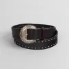 Golden Goose Deluxe Brand Studs Leather Western Belt sold by DeeCee style