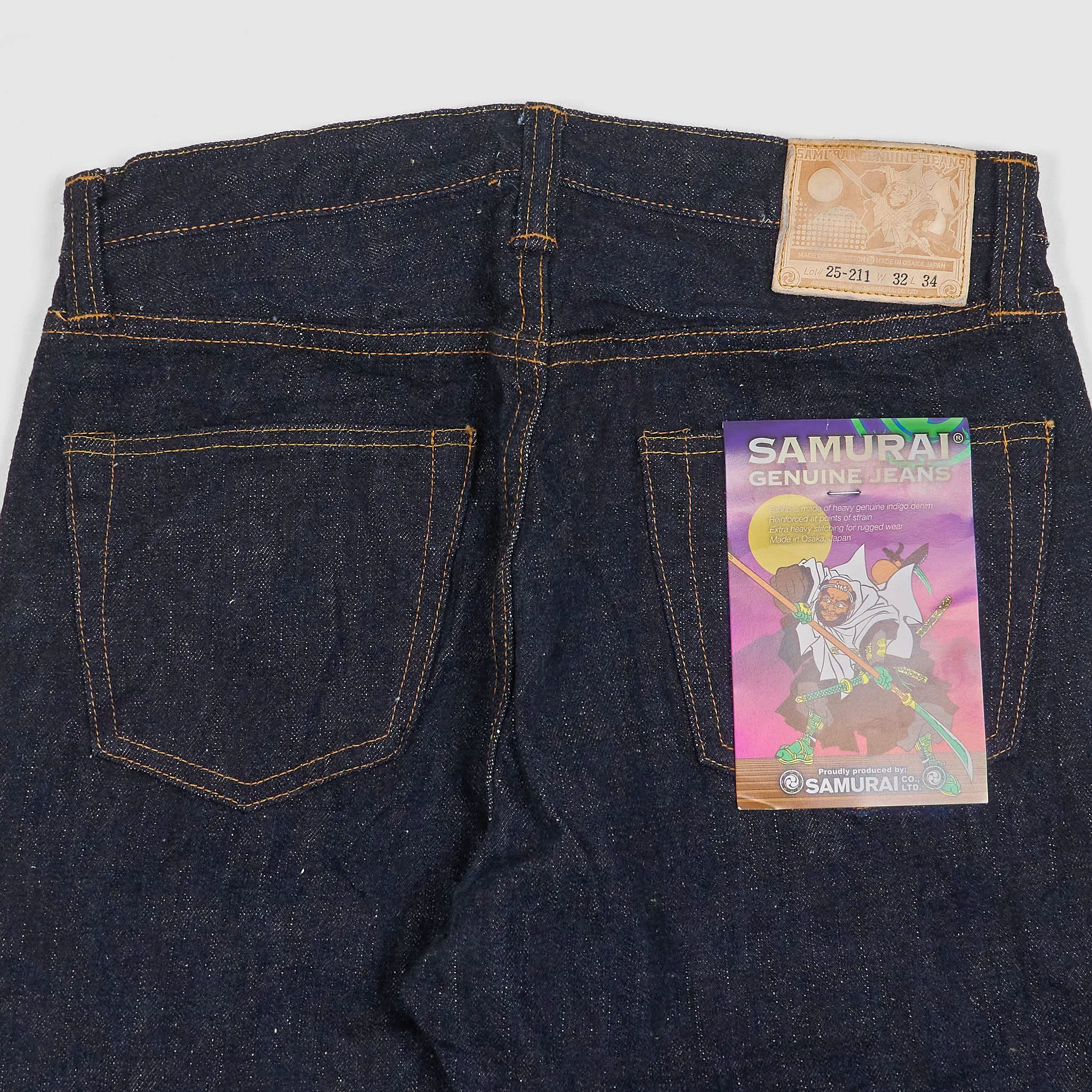 Samurai Jeans 17oz Slim Tapered Selvage Denim Jeans sold by DeeCee style product image thumbnail 5