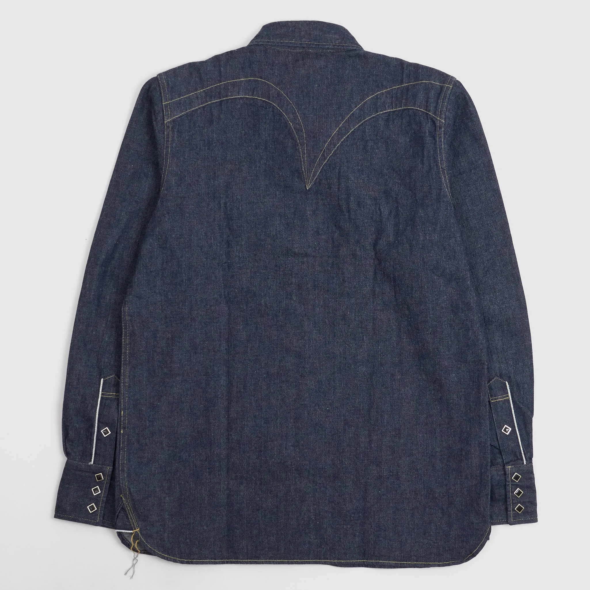 Samurai Jeans 10oz Western style Selvage Denim Jeans Shirt sold by DeeCee style product image thumbnail 3