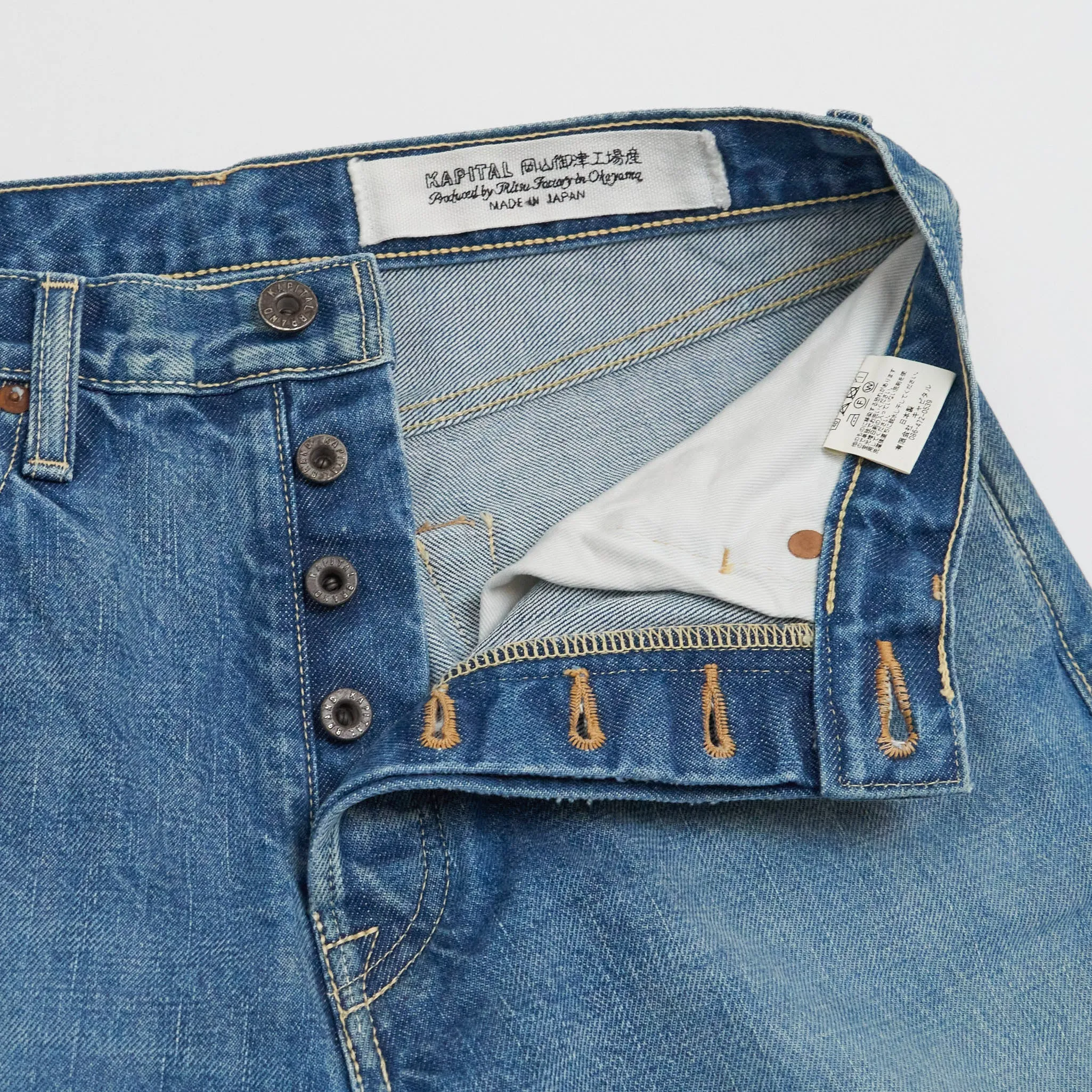 Kapital Hard Washed Basic Denim Jeans sold by DeeCee style product image thumbnail 3