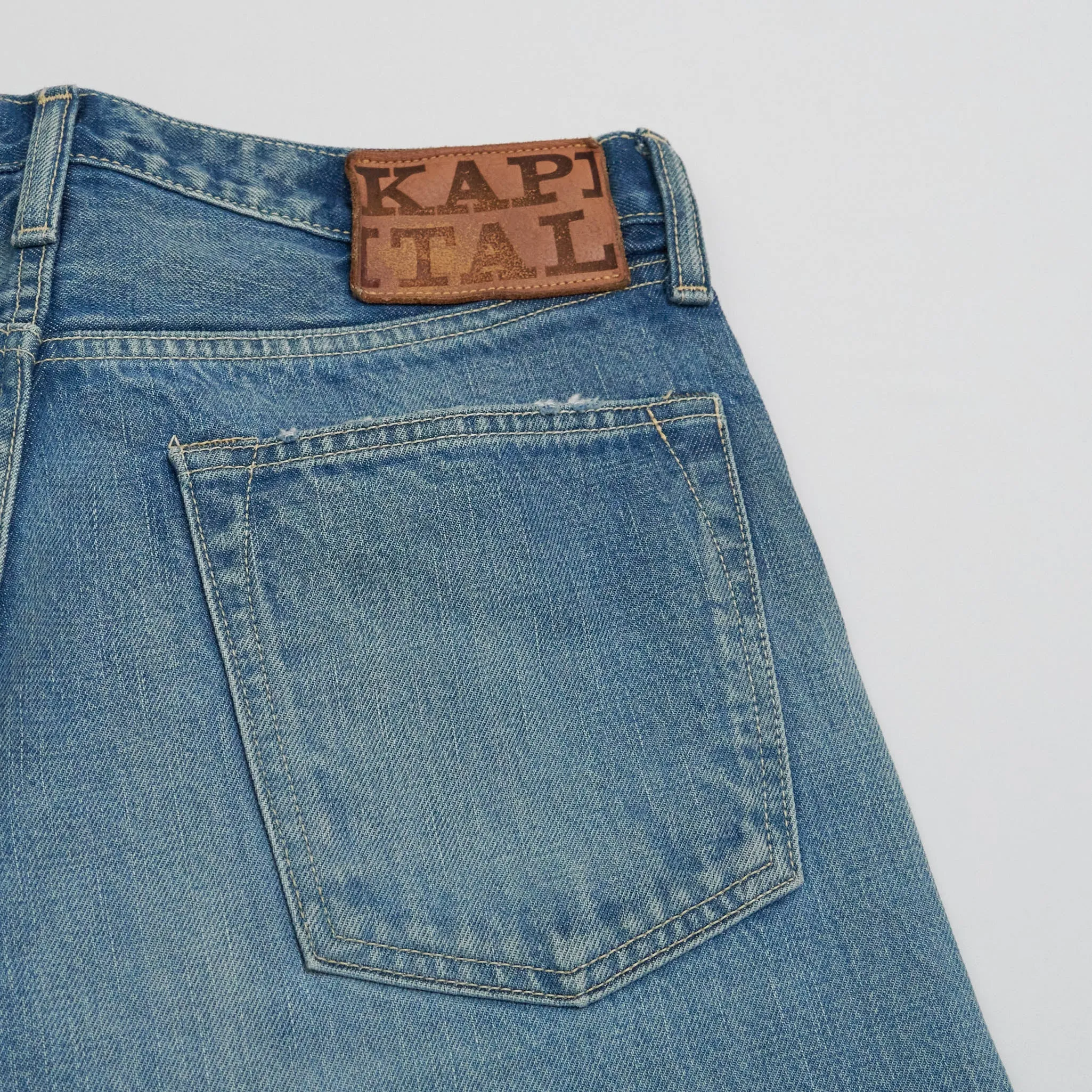 Kapital Hard Washed Basic Denim Jeans sold by DeeCee style product image thumbnail 5
