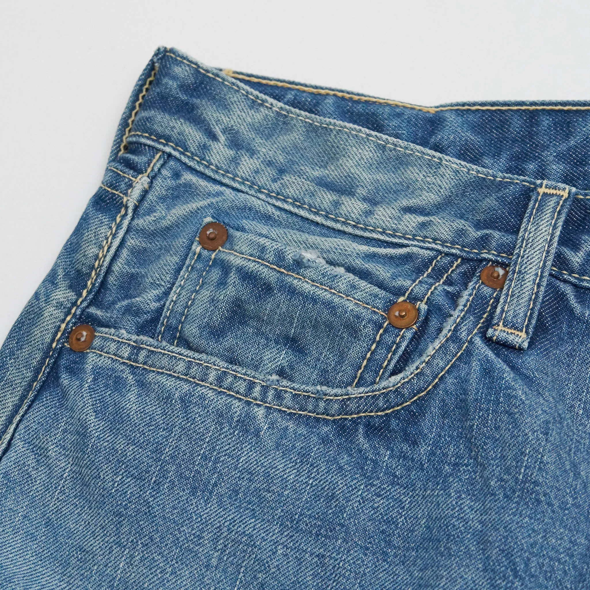 Kapital Hard Washed Basic Denim Jeans sold by DeeCee style product image thumbnail 4