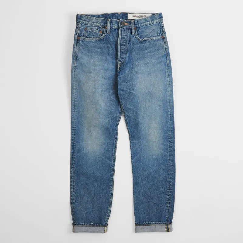 Kapital Hard Washed Basic Denim Jeans sold by DeeCee style