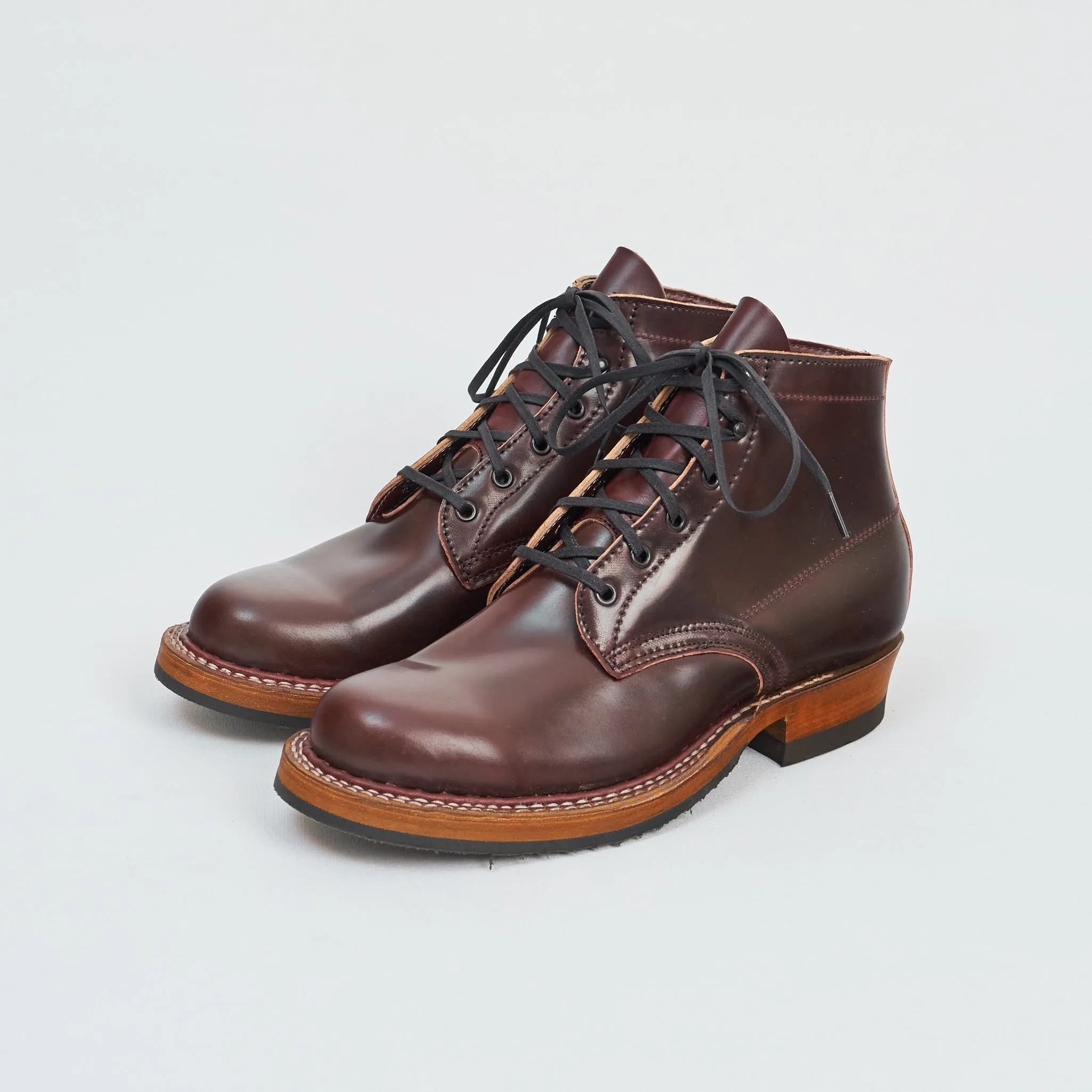 White's Boots Limited Horween Shell Cordovan Lace-up Boot sold by DeeCee style