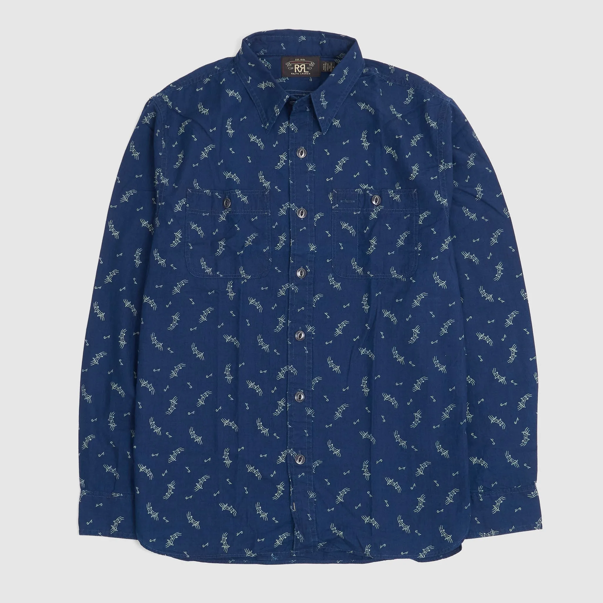 Double RL Music Notes Shirt sold by DeeCee style