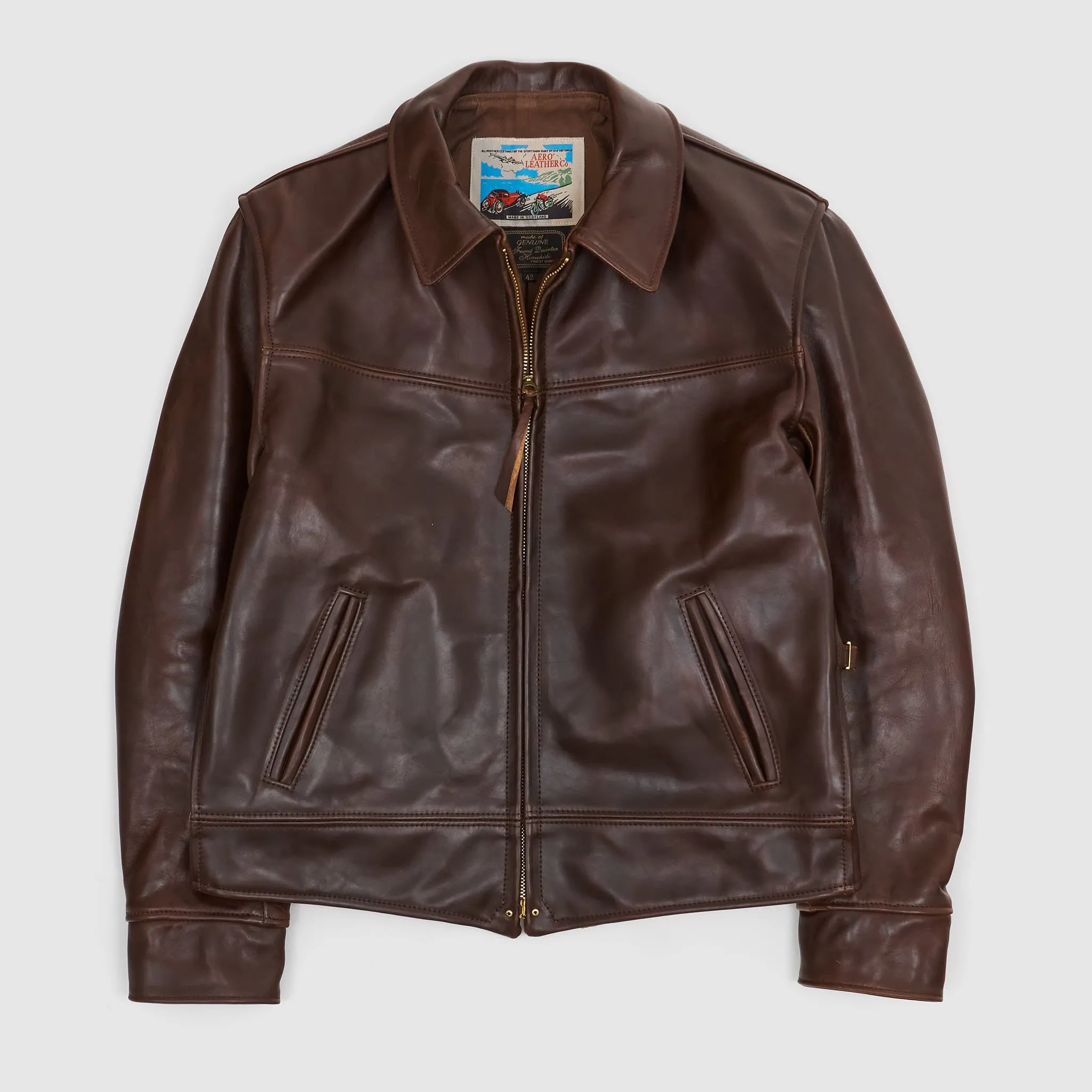 Aero Leathers Dust Bowl Leather Jacket sold by DeeCee style