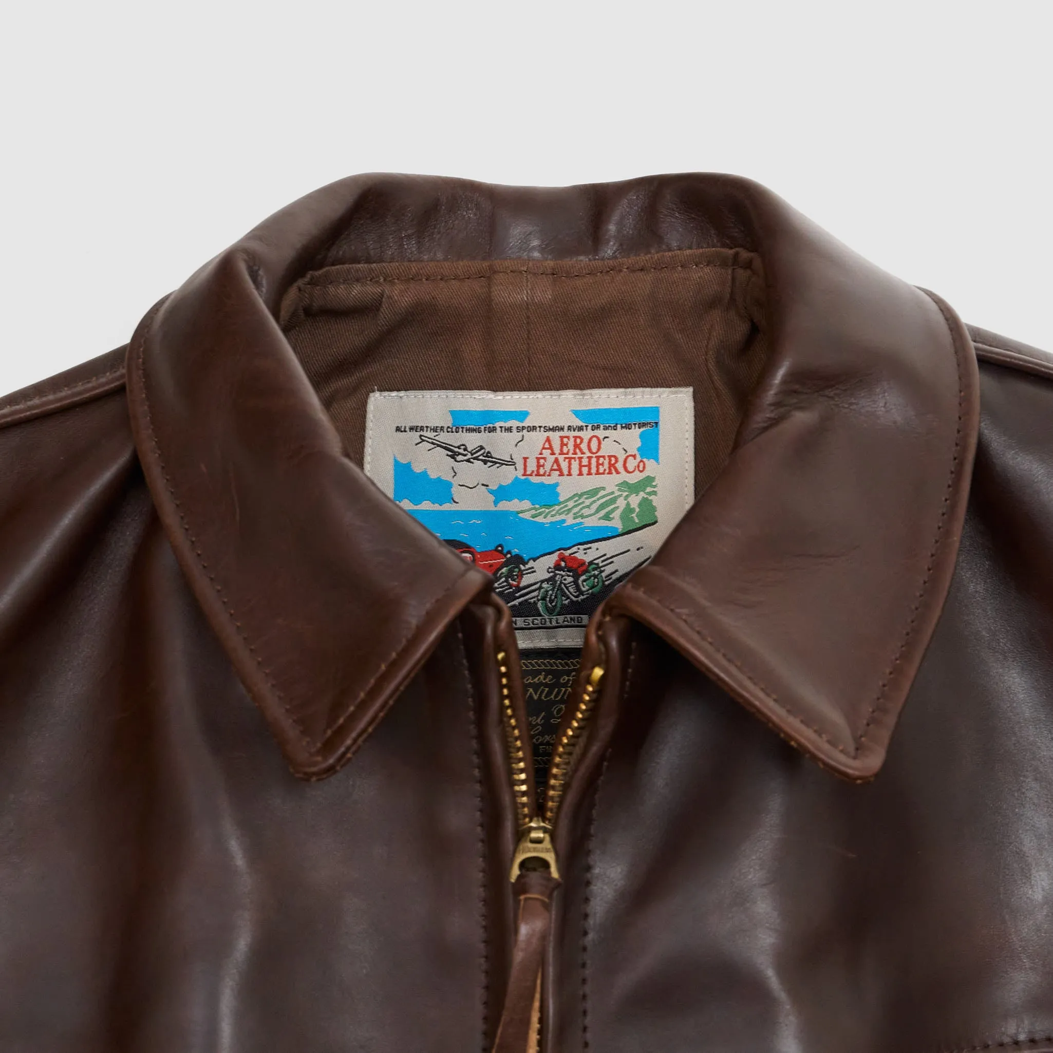 Aero Leathers Dust Bowl Leather Jacket sold by DeeCee style product image thumbnail 4