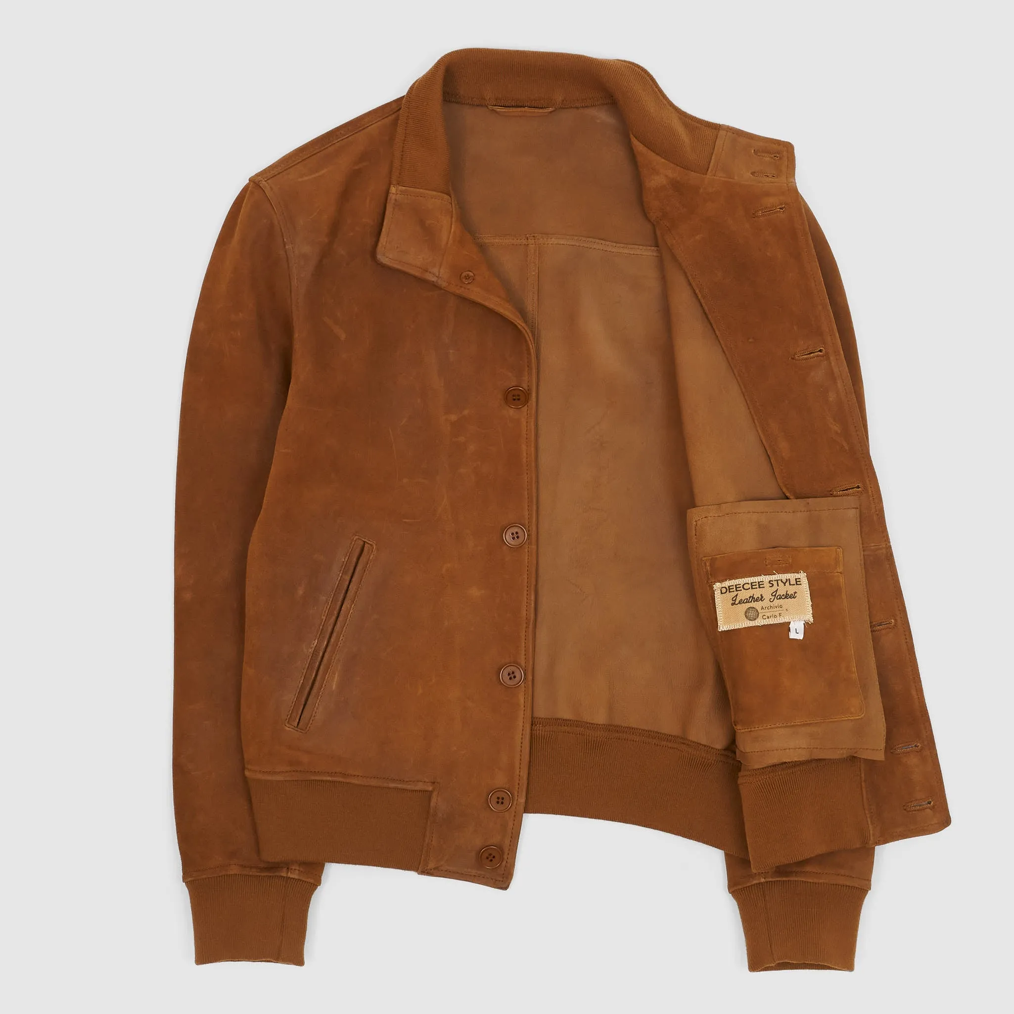 DeeCee style Harrington Leather Jacket sold by DeeCee style product image thumbnail 2