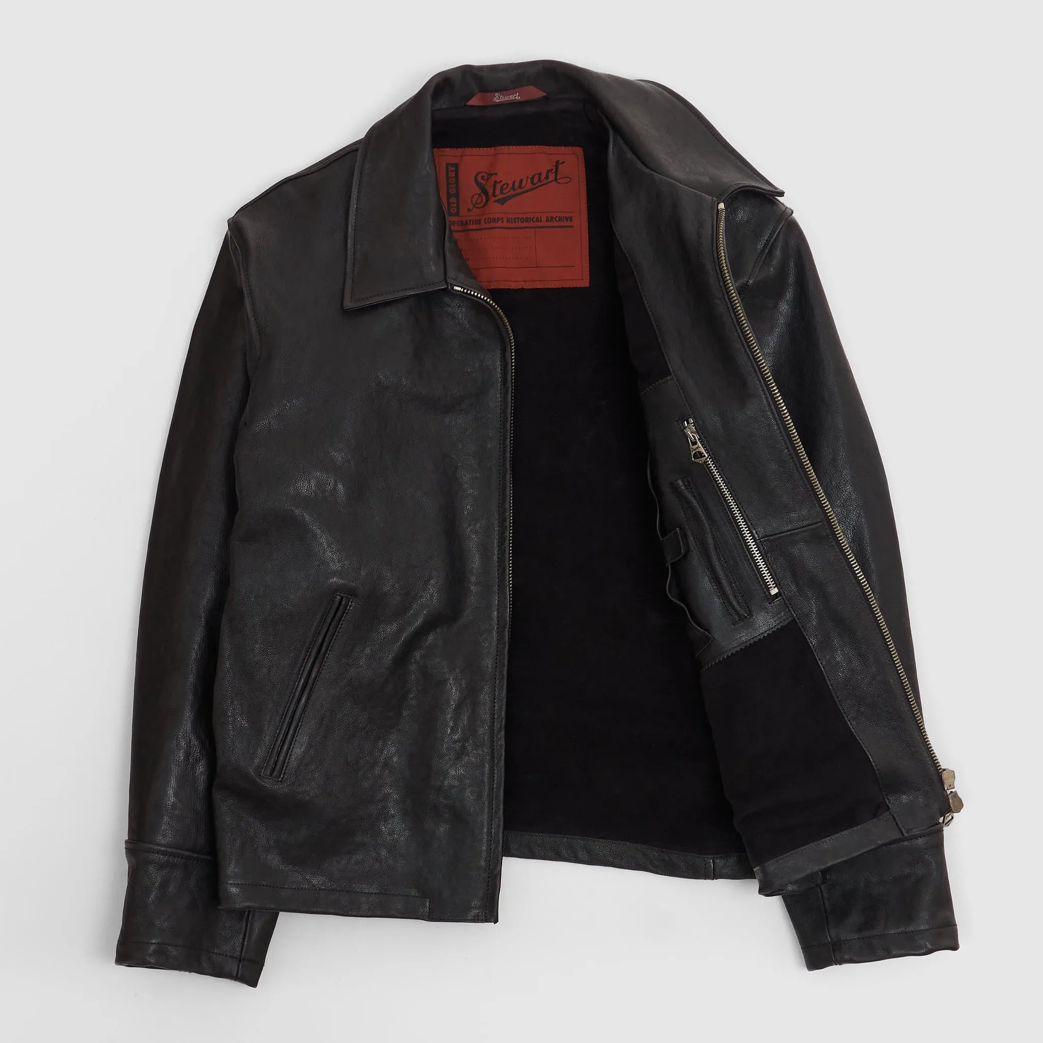 Stewart Motor Car Leather Jacket sold by DeeCee style product image thumbnail 2