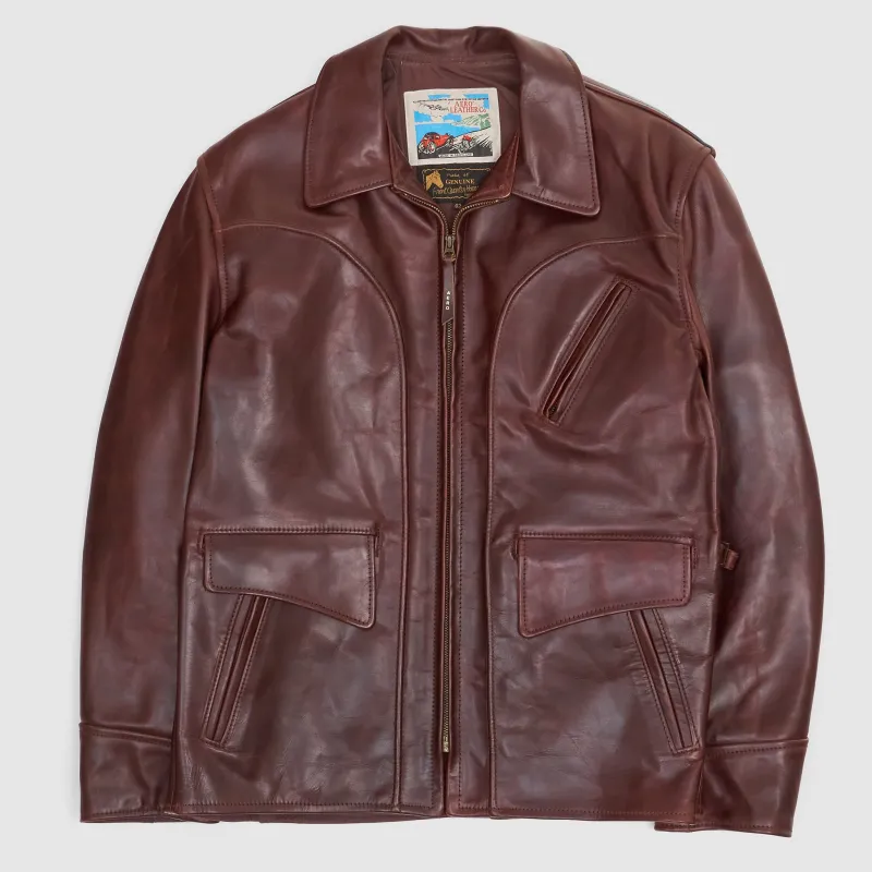 Aero Leathers Hercules Leather Jacket sold by DeeCee style