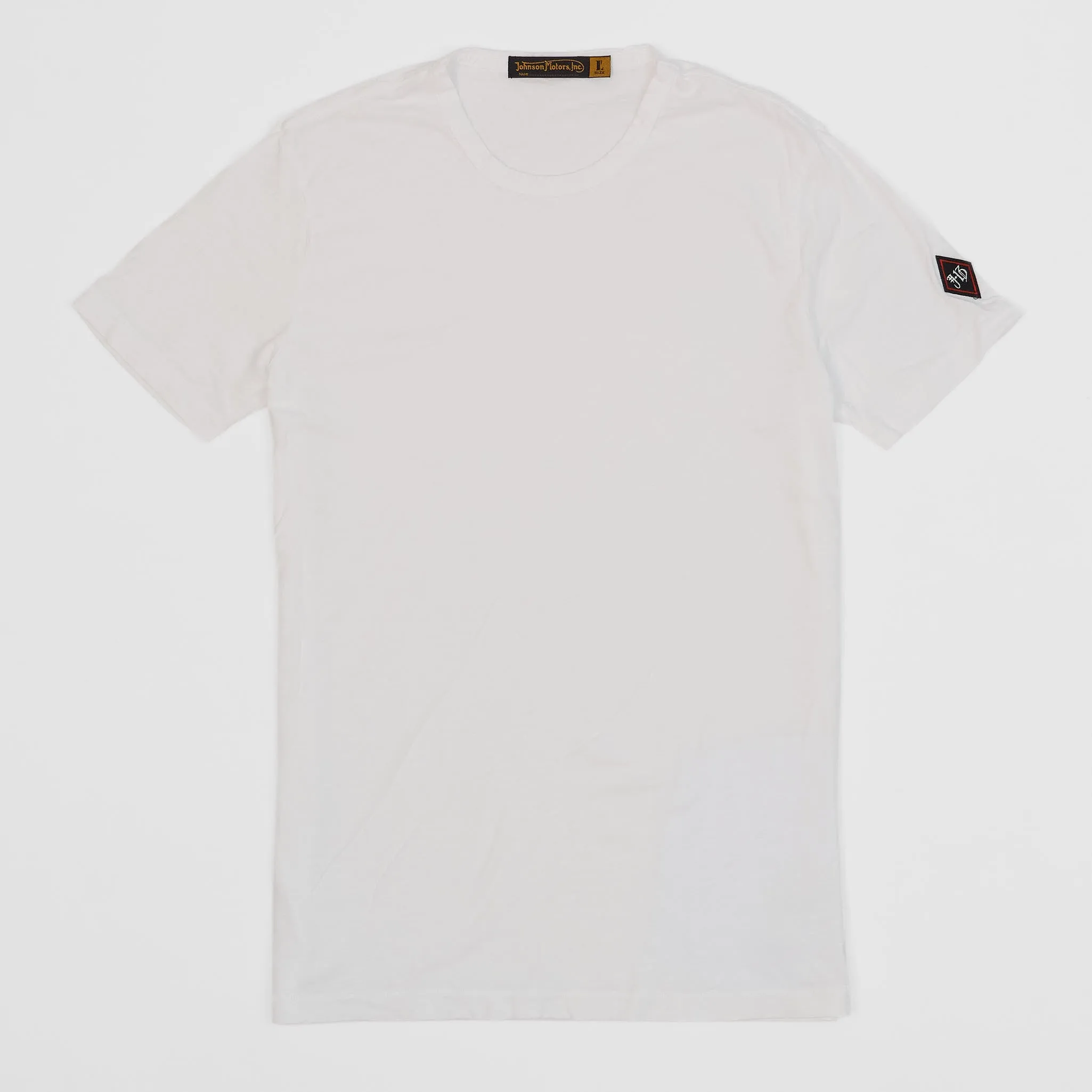 Johnson Motors Blank Crew Neck Basic T-Shirt sold by DeeCee style