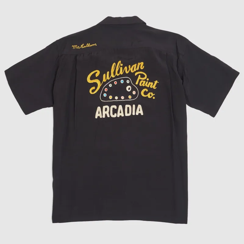 Sugar Cane Style Eyes Sullivan Paint Co. Bowling Shirt sold by DeeCee style