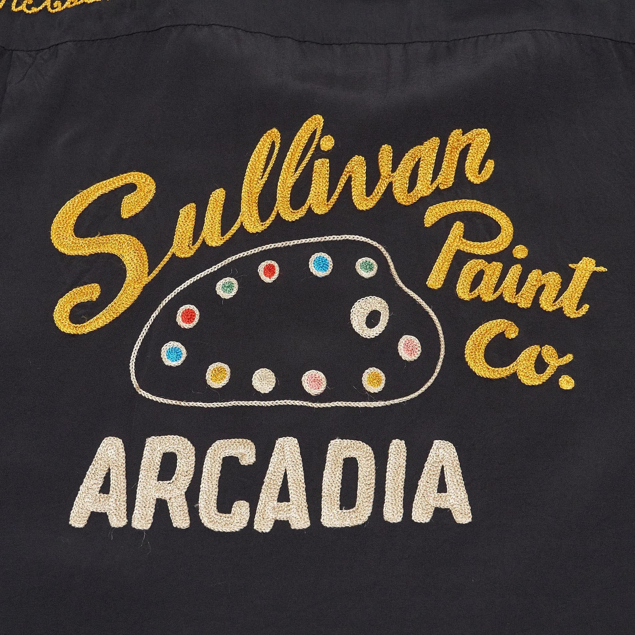 Sugar Cane Style Eyes Sullivan Paint Co. Bowling Shirt sold by DeeCee style product image thumbnail 3