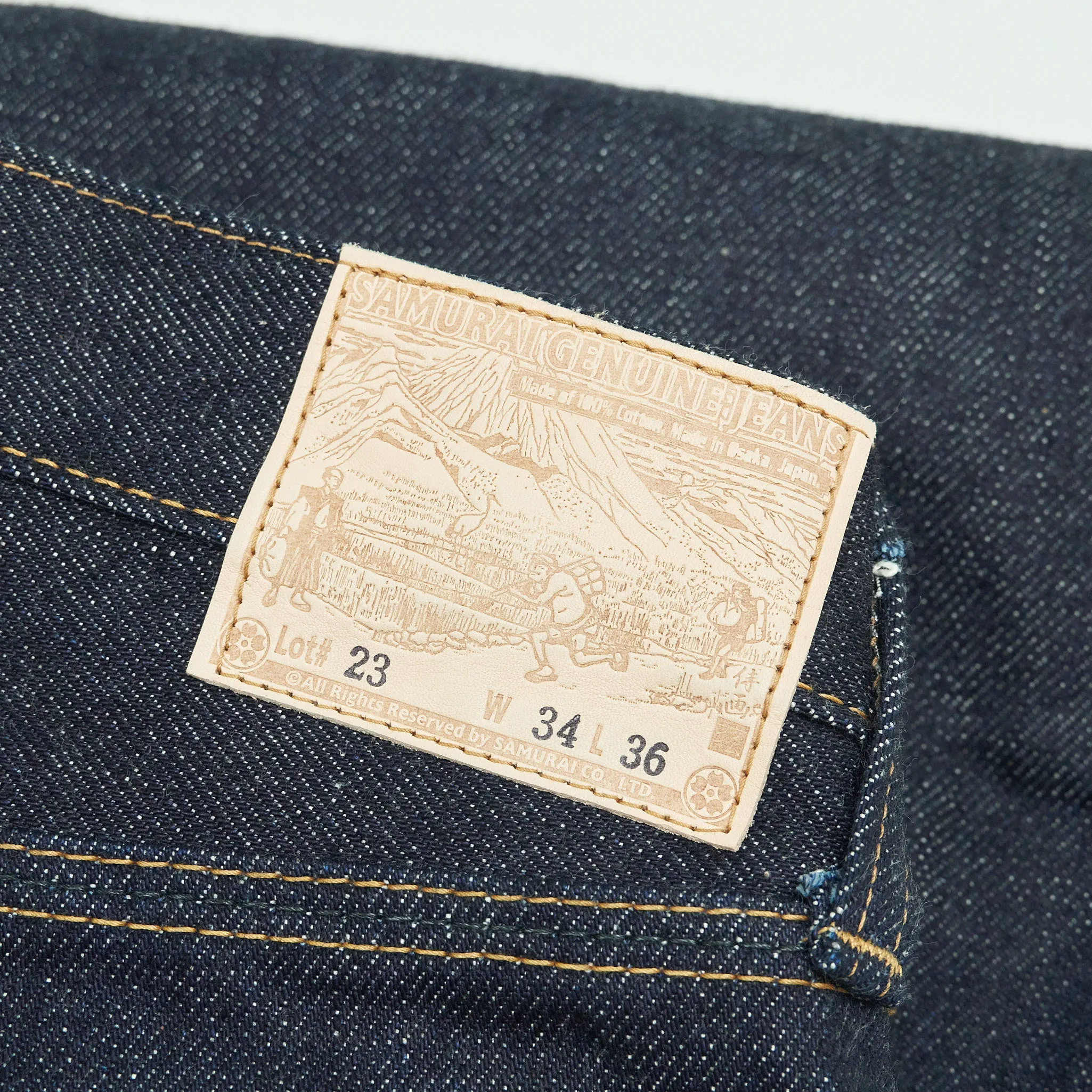 Samurai Jeans Tight Straight 21oz Selvage Denim Jeans sold by DeeCee style product image thumbnail 5