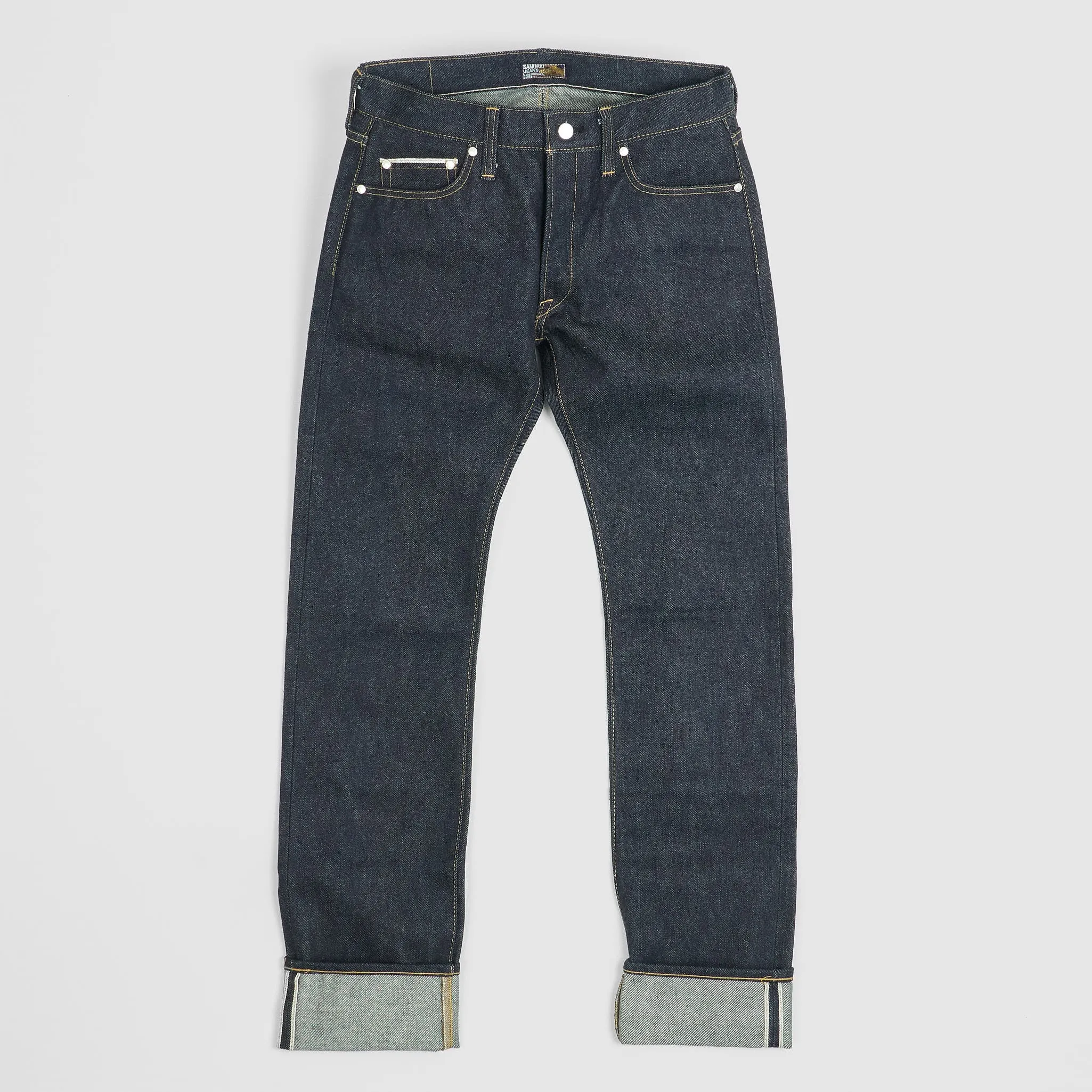 Samurai Jeans Tight Straight 21oz Selvage Denim Jeans sold by DeeCee style