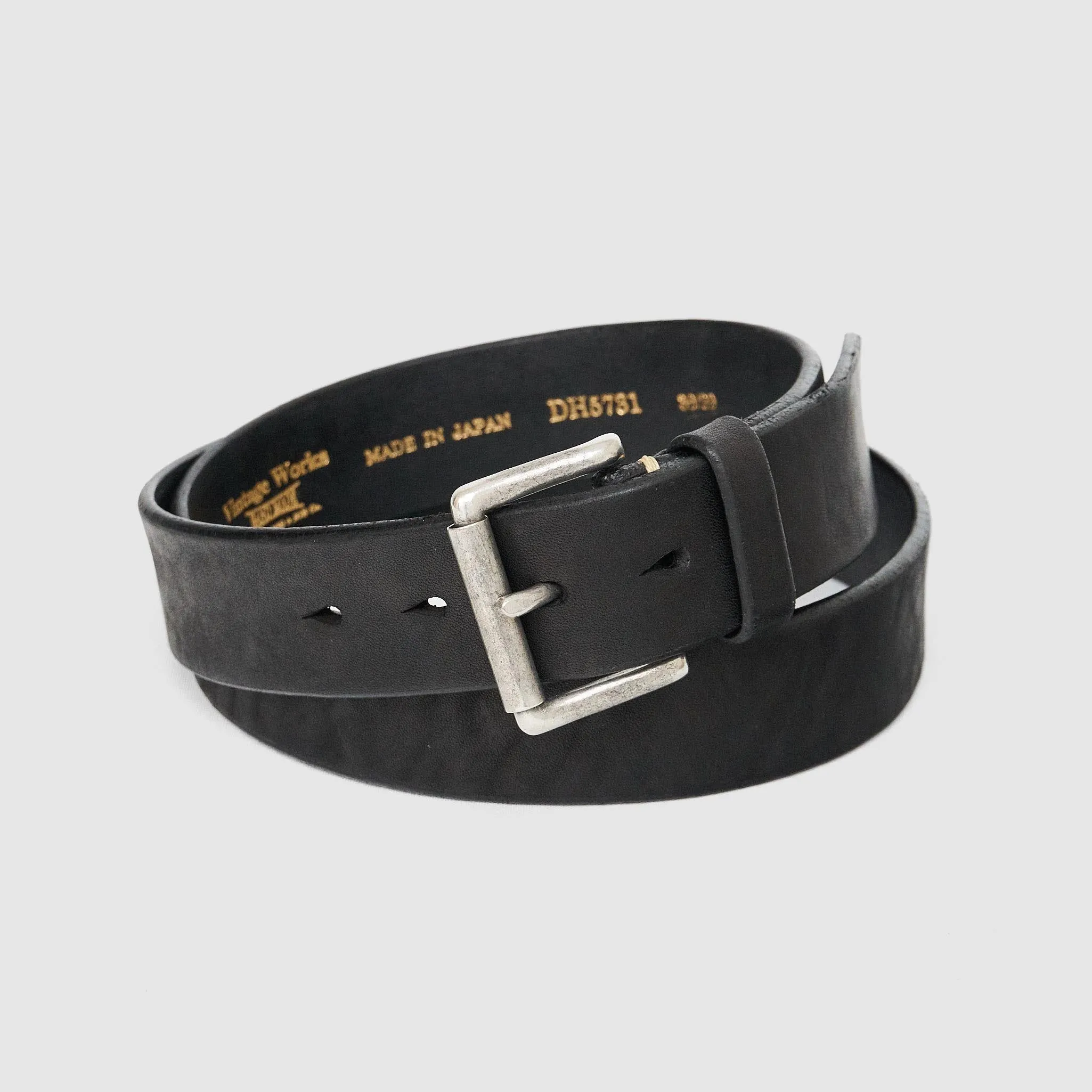 Vintage Works Classic Belt with Roller Buckle sold by DeeCee style