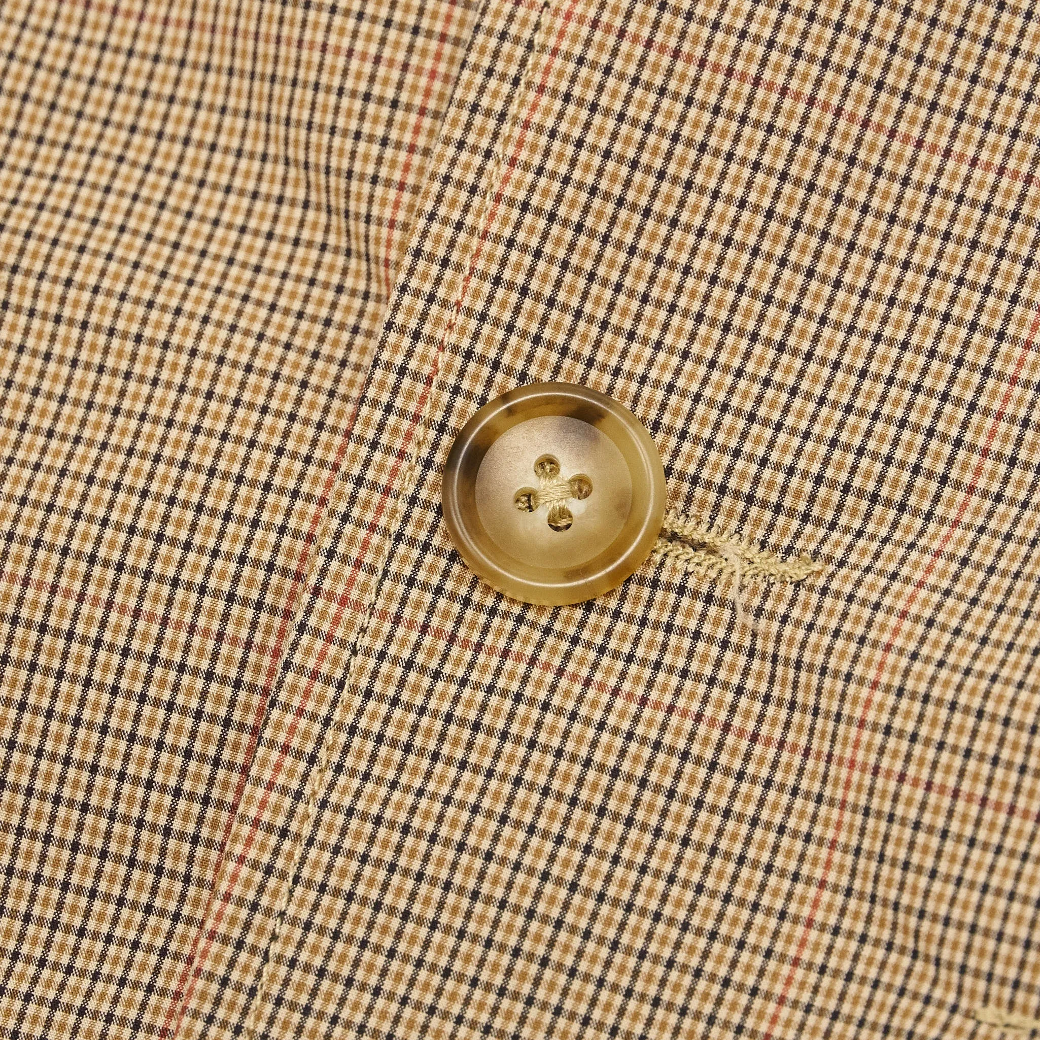 Engineered Garments Mini Tattersall Blazer Jacket Khaki sold by DeeCee style product image thumbnail 4