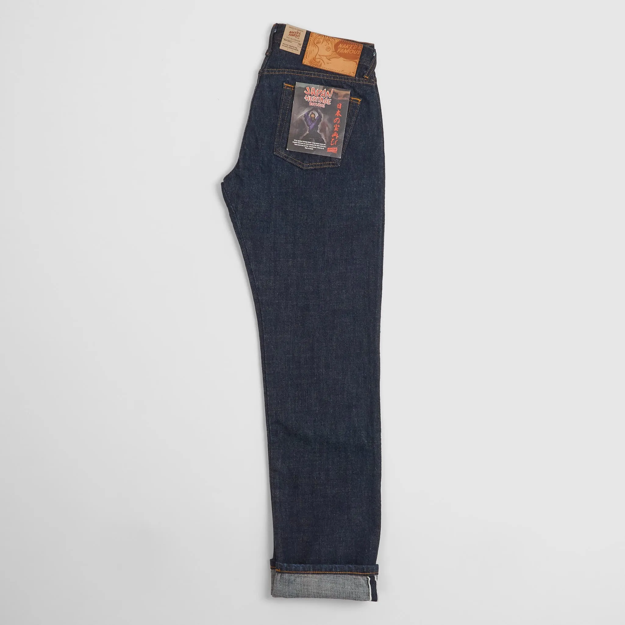 Naked & Famous 14.5oz Slubby Selvage Denim Limited Japan Heritage Returns Weird Guy sold by DeeCee style product image thumbnail 3