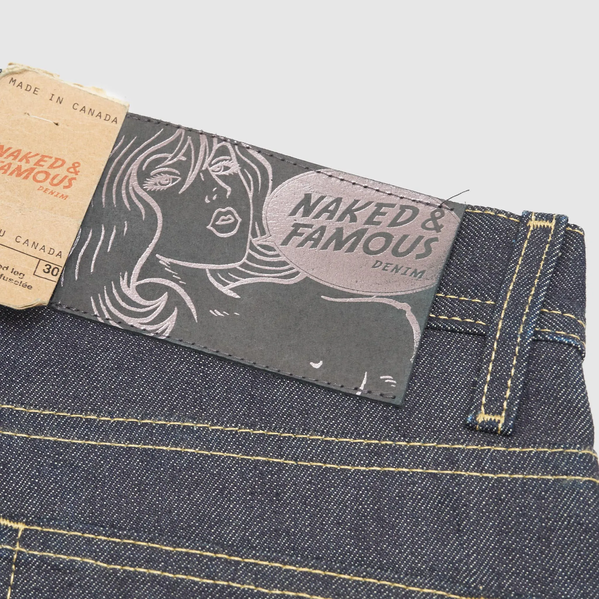 Naked & Famous Guardian Selvage Denim Weird Guy sold by DeeCee style product image thumbnail 5