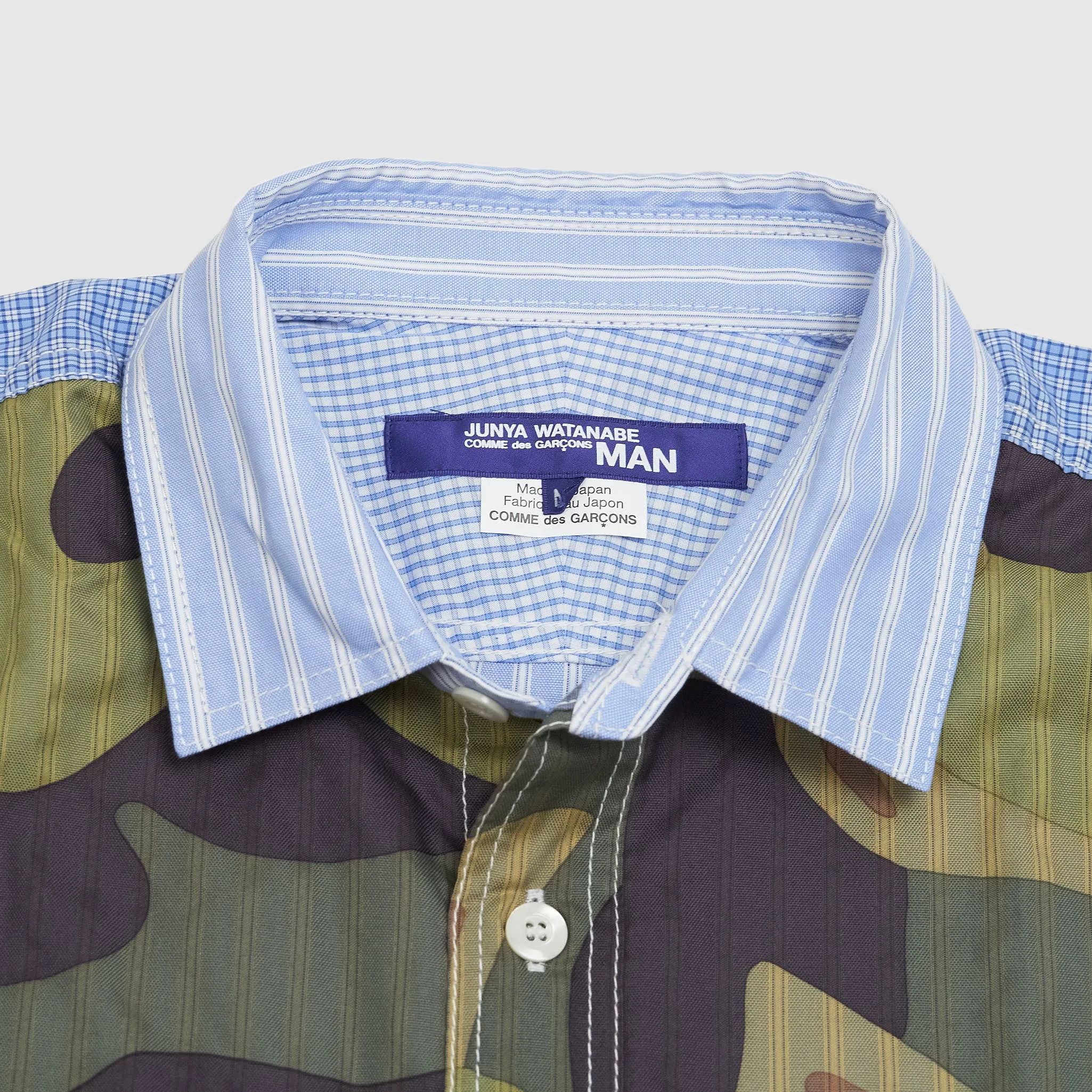 Junya Watanabe Man Short Sleeved Camouflage Shirt sold by DeeCee style product image thumbnail 4