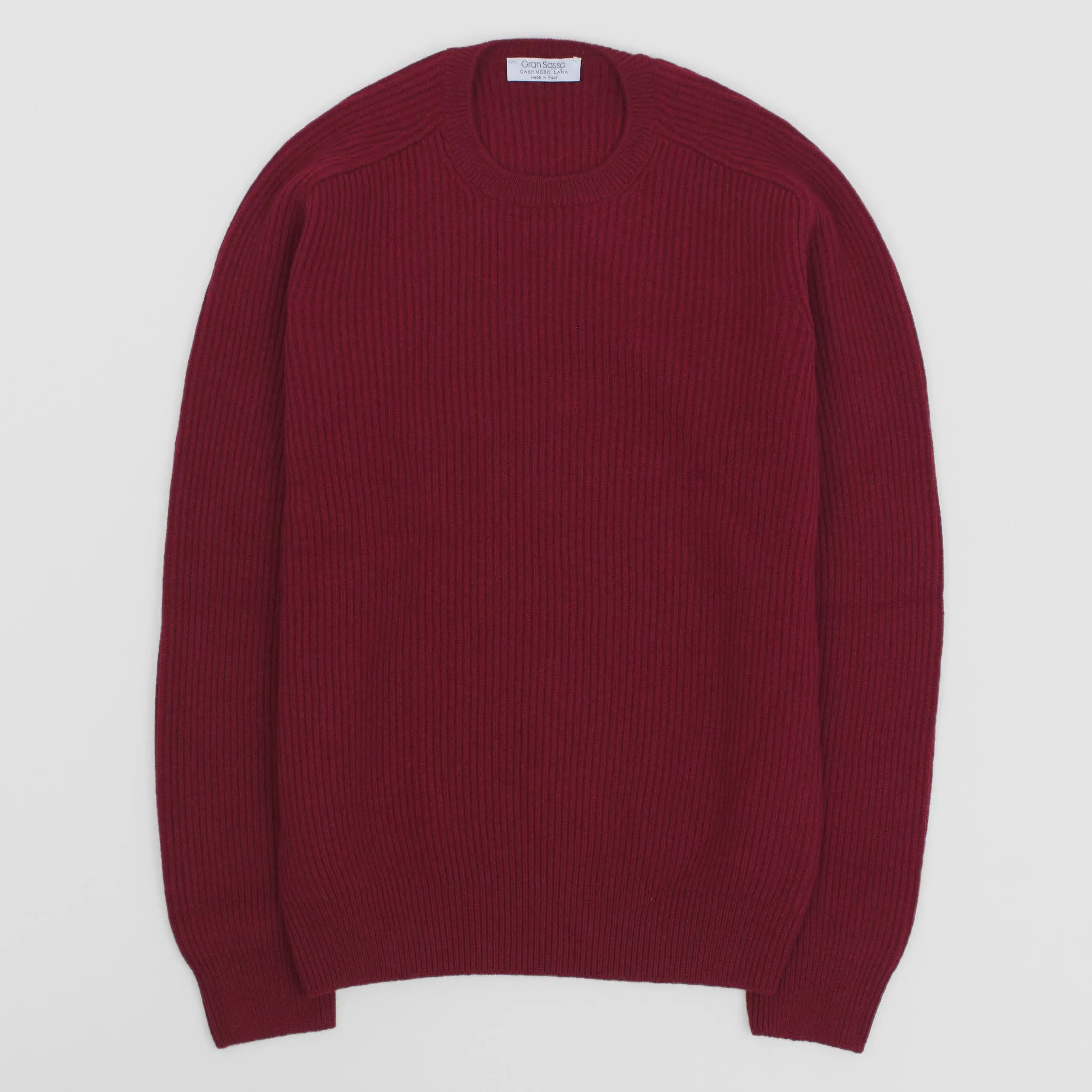 Gran Sasso Rip Knit Crew Neck Pullover sold by DeeCee style
